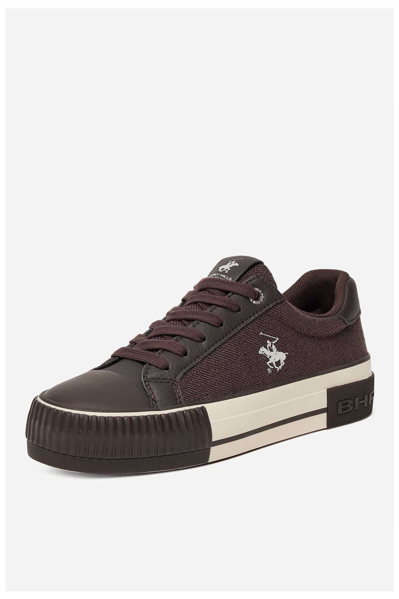 Trampki Beverly Hills Polo Club CEO-BHPC064W Brązowy