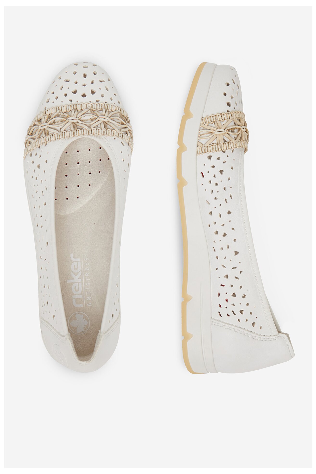 Балерина Rieker CEO-L3062-80 БЯЛ