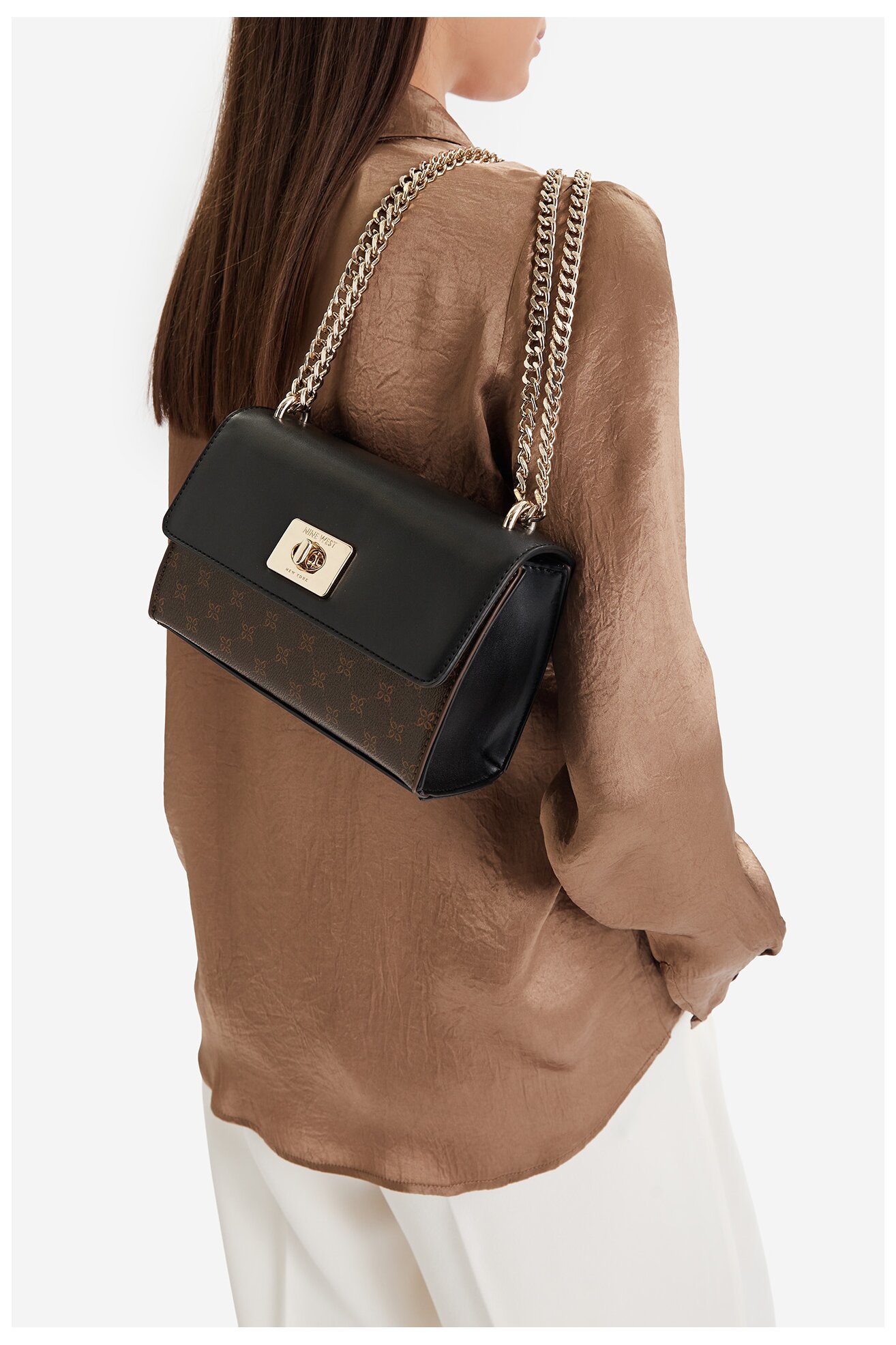 Дамска чанта NINE WEST CEO-Nyxa-KY219 ЧЕРЕН