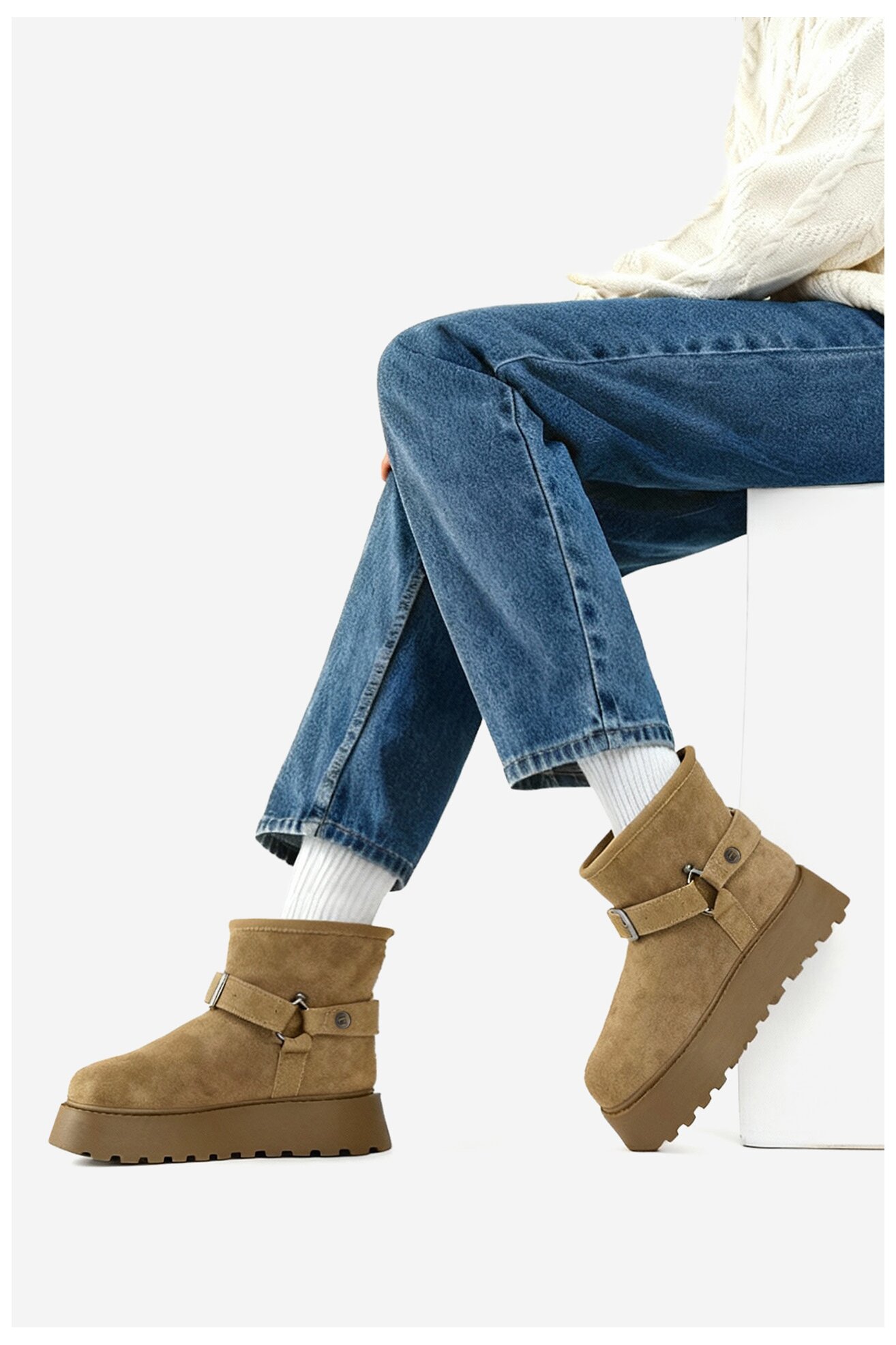 Botki G-STAR RAW CEO-ZEHRA-01 Beżowy ciemny