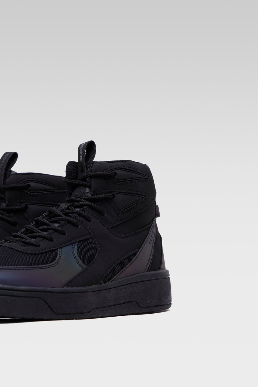 Sprandi - Obuwie sportowe czarne sznurowane - 5904248246198