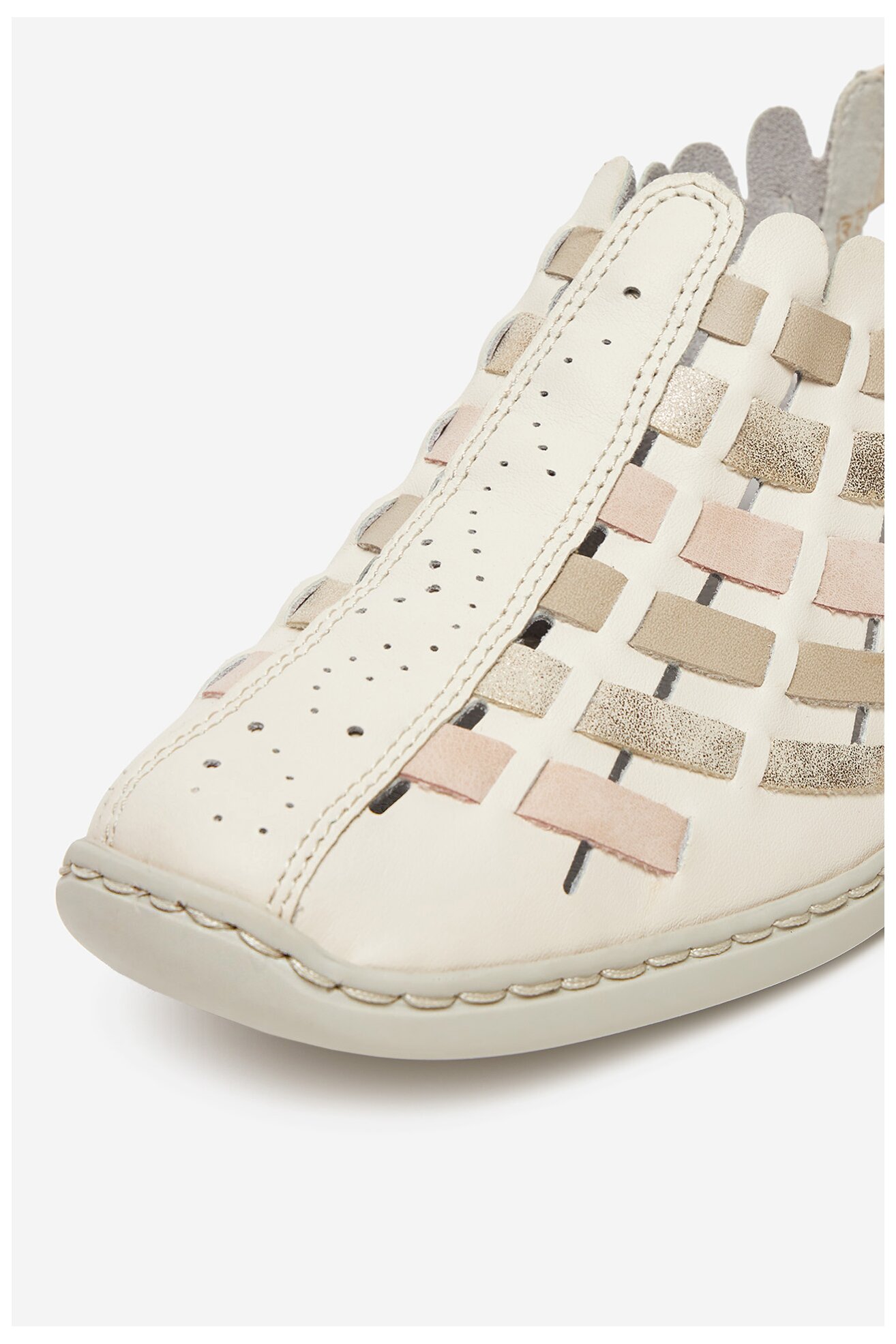 Половинки обувки Rieker CEO-413V8-60 СВЕТЛОБЕЖОВ