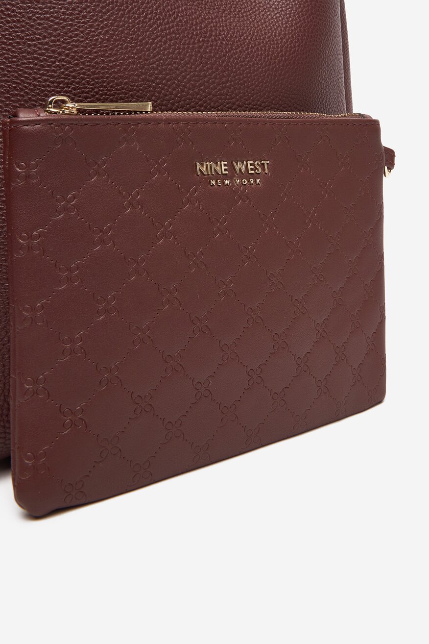 Дамска чанта NINE WEST КАФЯВ - 5906751220061