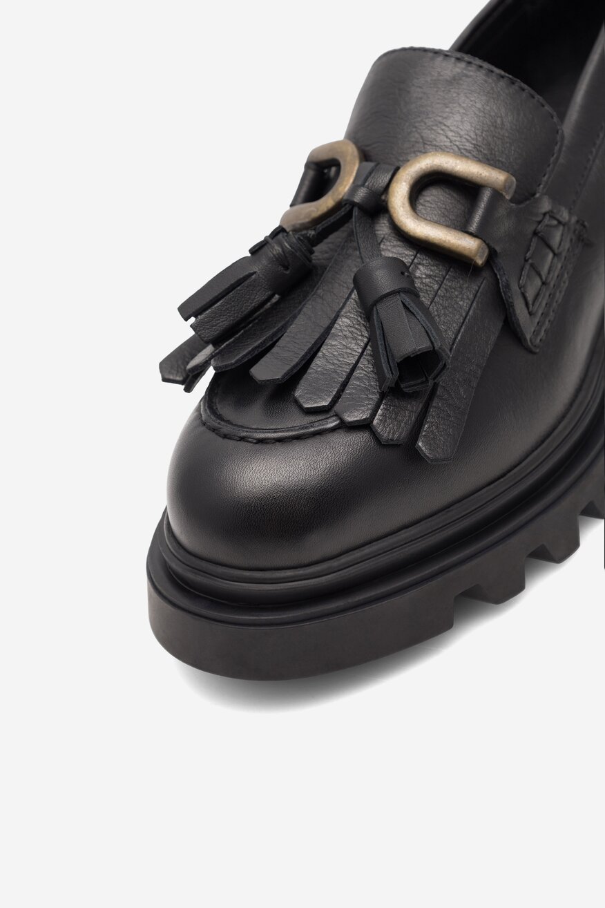 Badura - Loafersy skórzane - 5905588755050