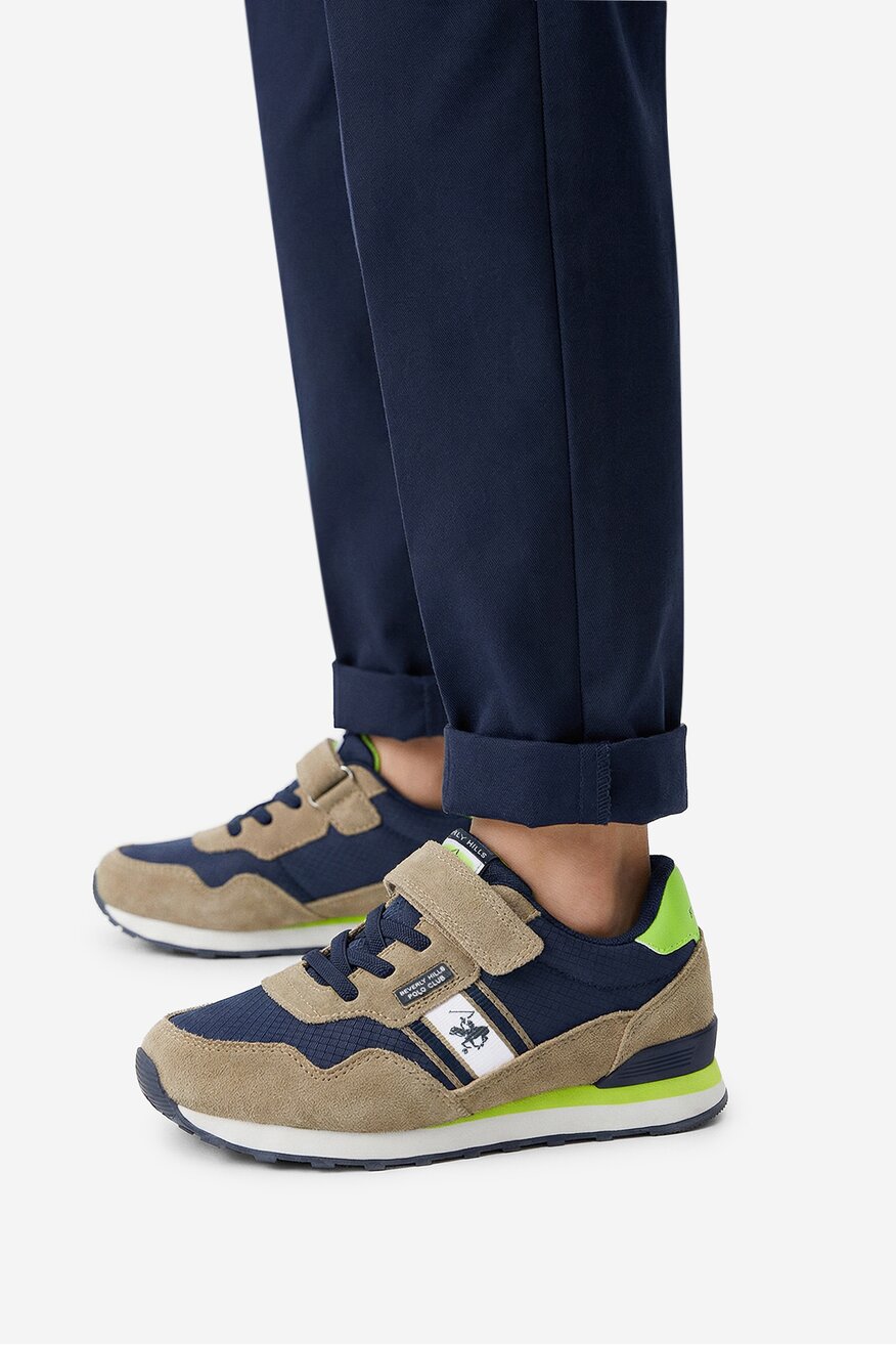 
                Beverly Hills Polo Club - Sneakersy skórzane - 5906751672556