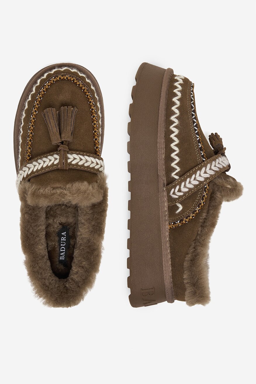 
                        Papuci de casă Badura EO-CRYSTAL-TS6291 MARO DESCHIS - 5906751381083