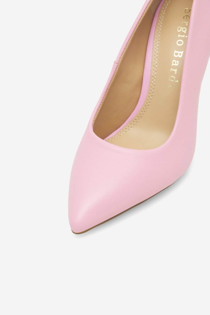 
                Sergio Bardi - Skórzane czółenka - 5905588490708