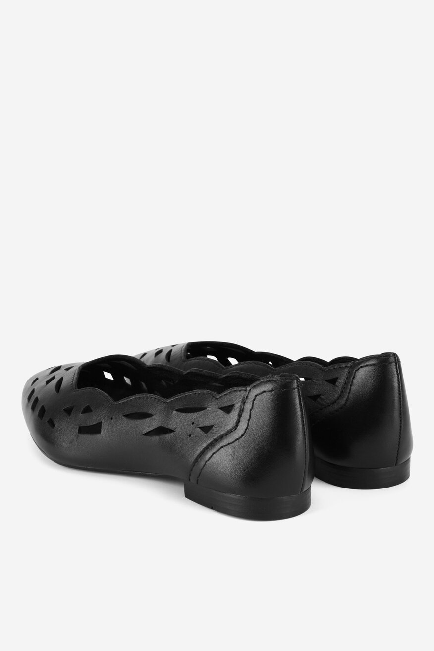 Lasocki - Baleriny skórzane - 5903698595887