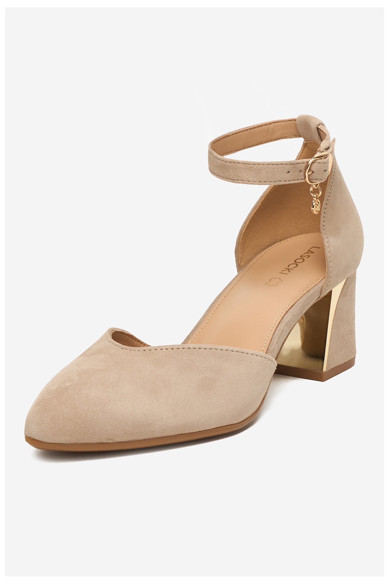 Елегантни обувки Lasocki CEO-WB-UMI-03 БЕЖОВ