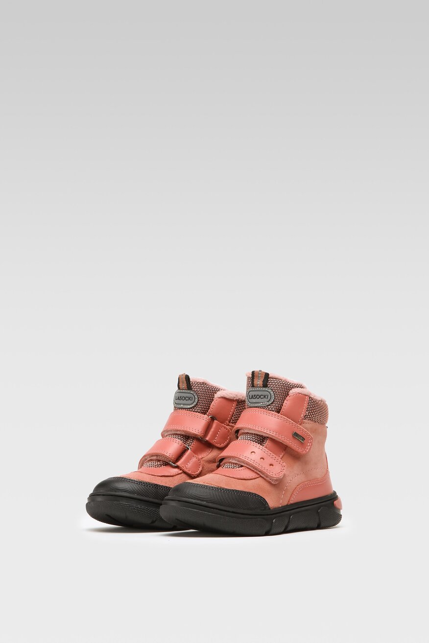 
                Lasocki Kids - Trzewiki skórzane ocieplane - 5904862388885