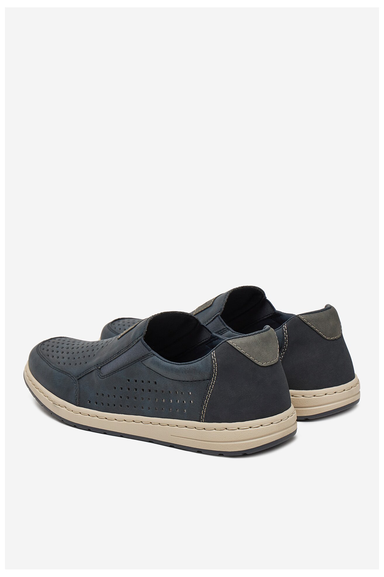 Polobotka Rieker 18267-15 TMAVĚ MODRÁ