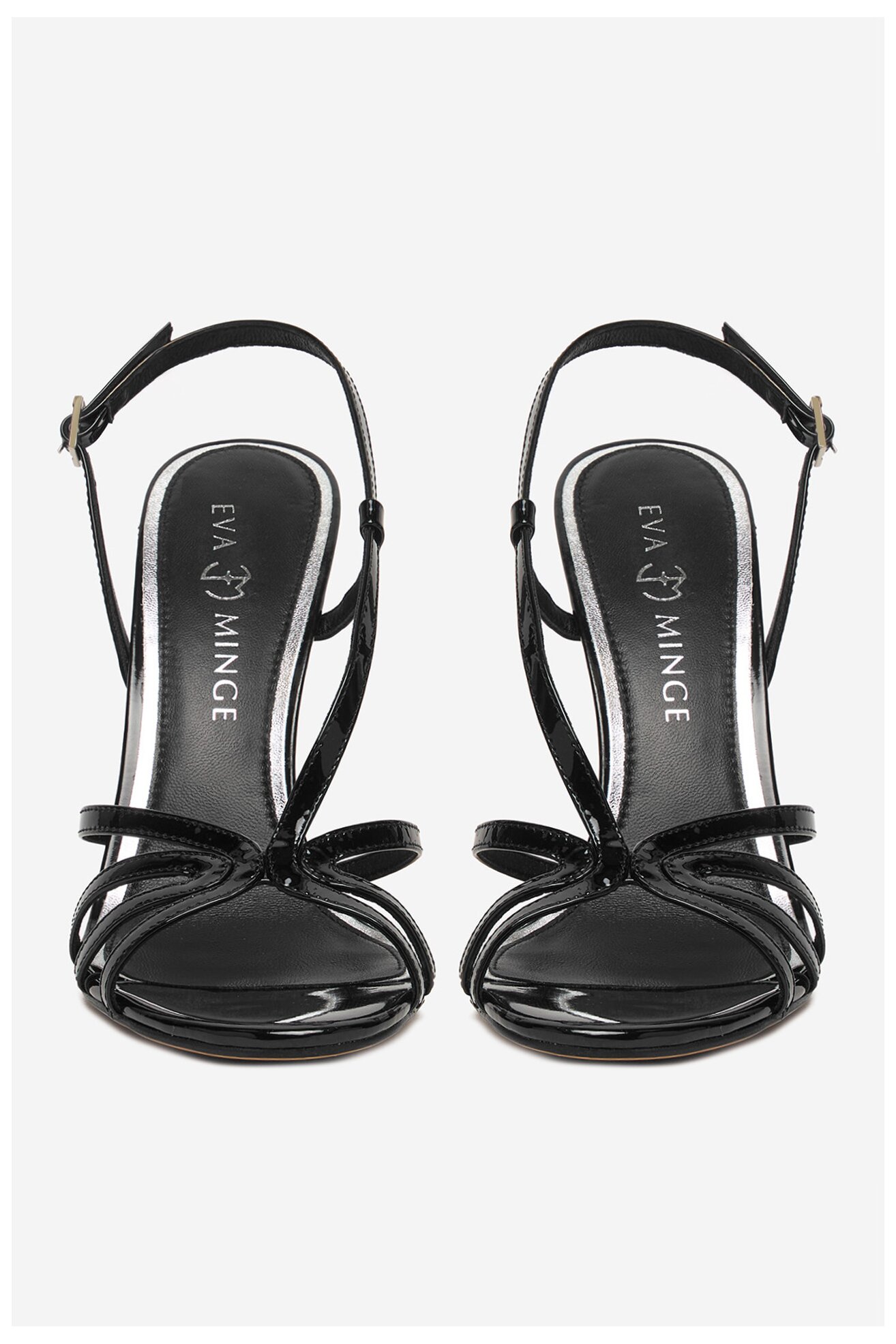 Sandały EVA MINGE EO-SELA-LT934-83 Czarny