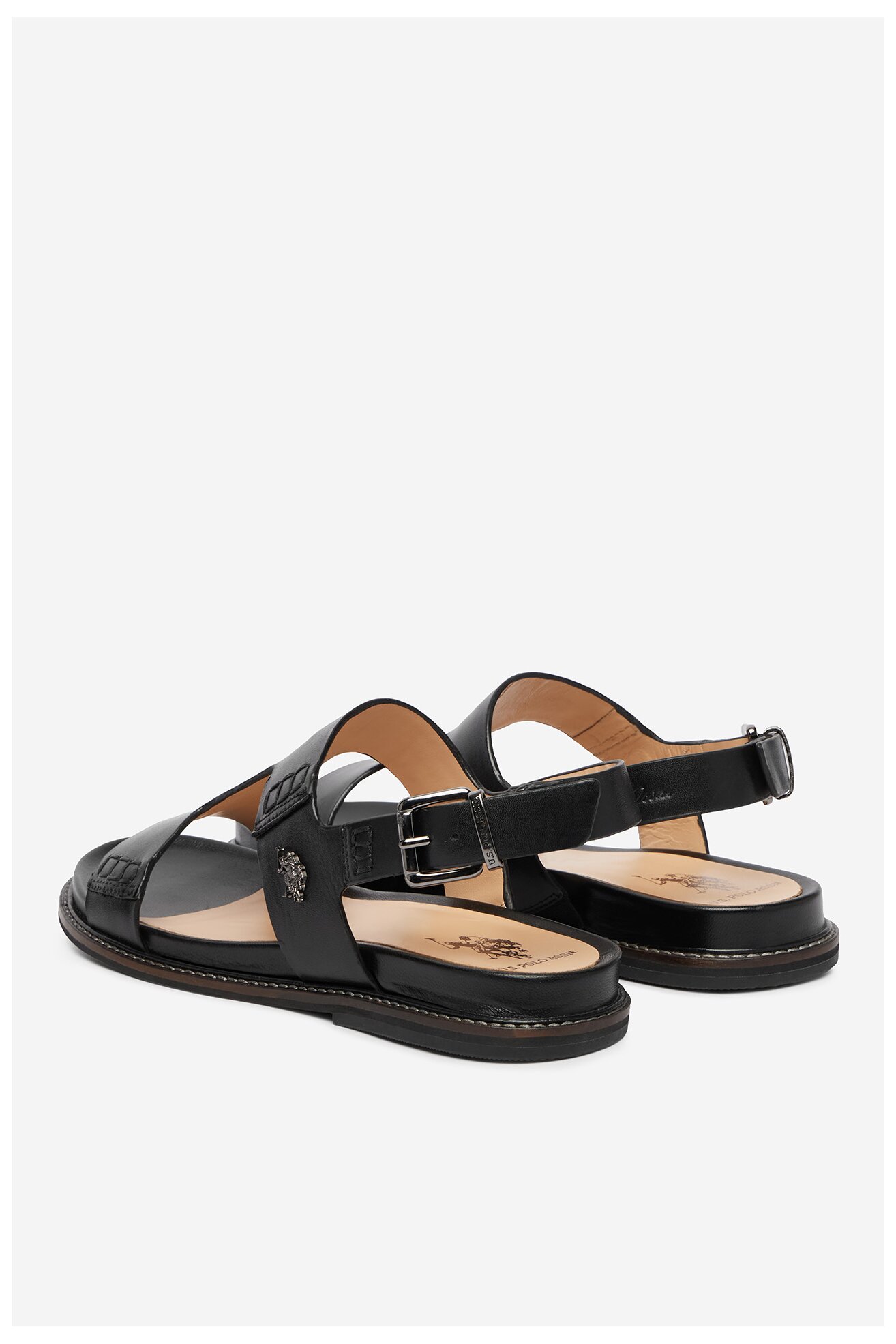 Sandały U.S. POLO ASSN. EO-ADELI002W/6L1 Czarny