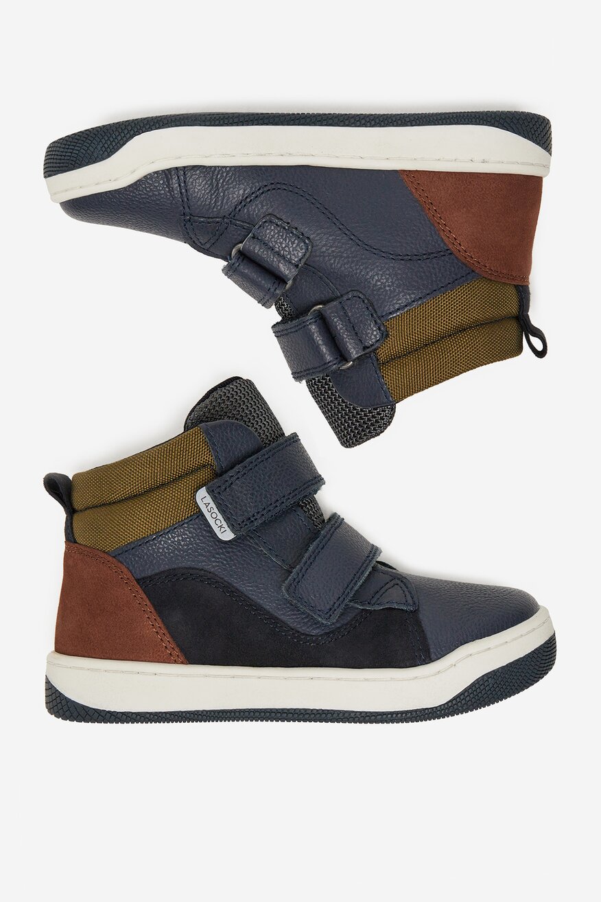 Šněrovací vyšší obuv Lasocki Kids TMAVĚ MODRÁ - 5906751199138