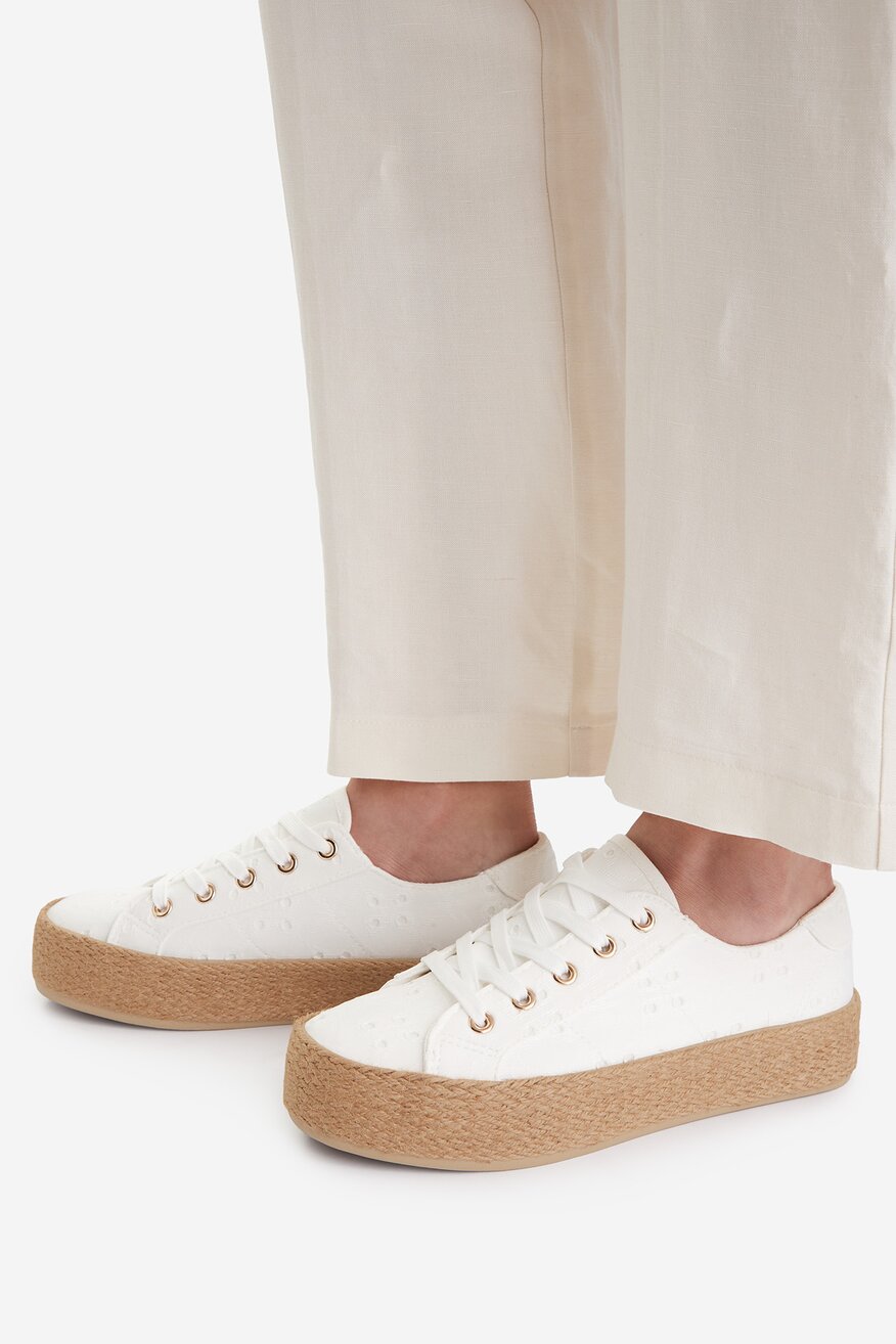 Eспадрили Jenny БЯЛ - 5906751579251