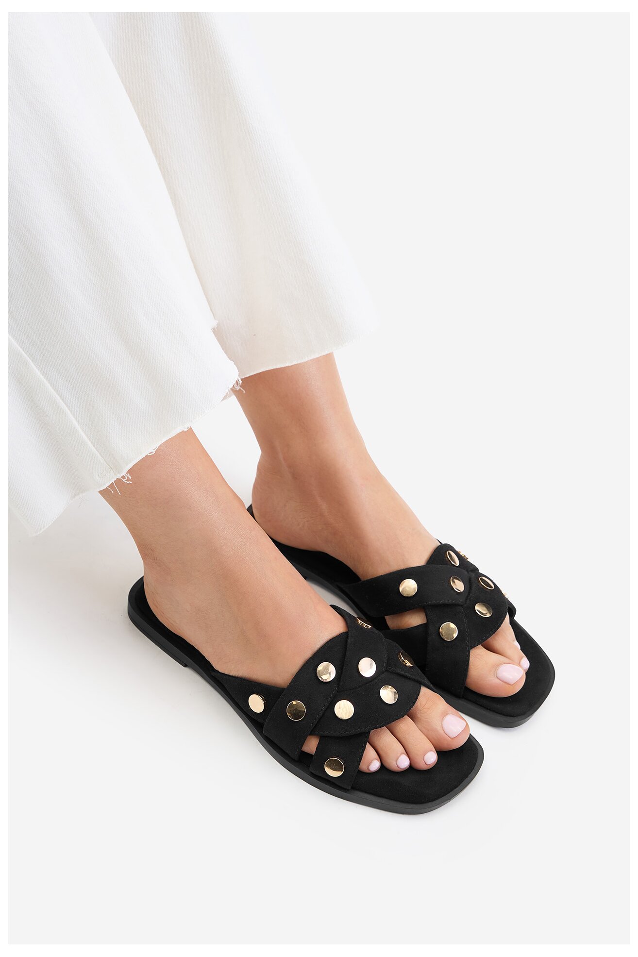 Klapki DeeZee CEO-HY2650-4 Czarny
