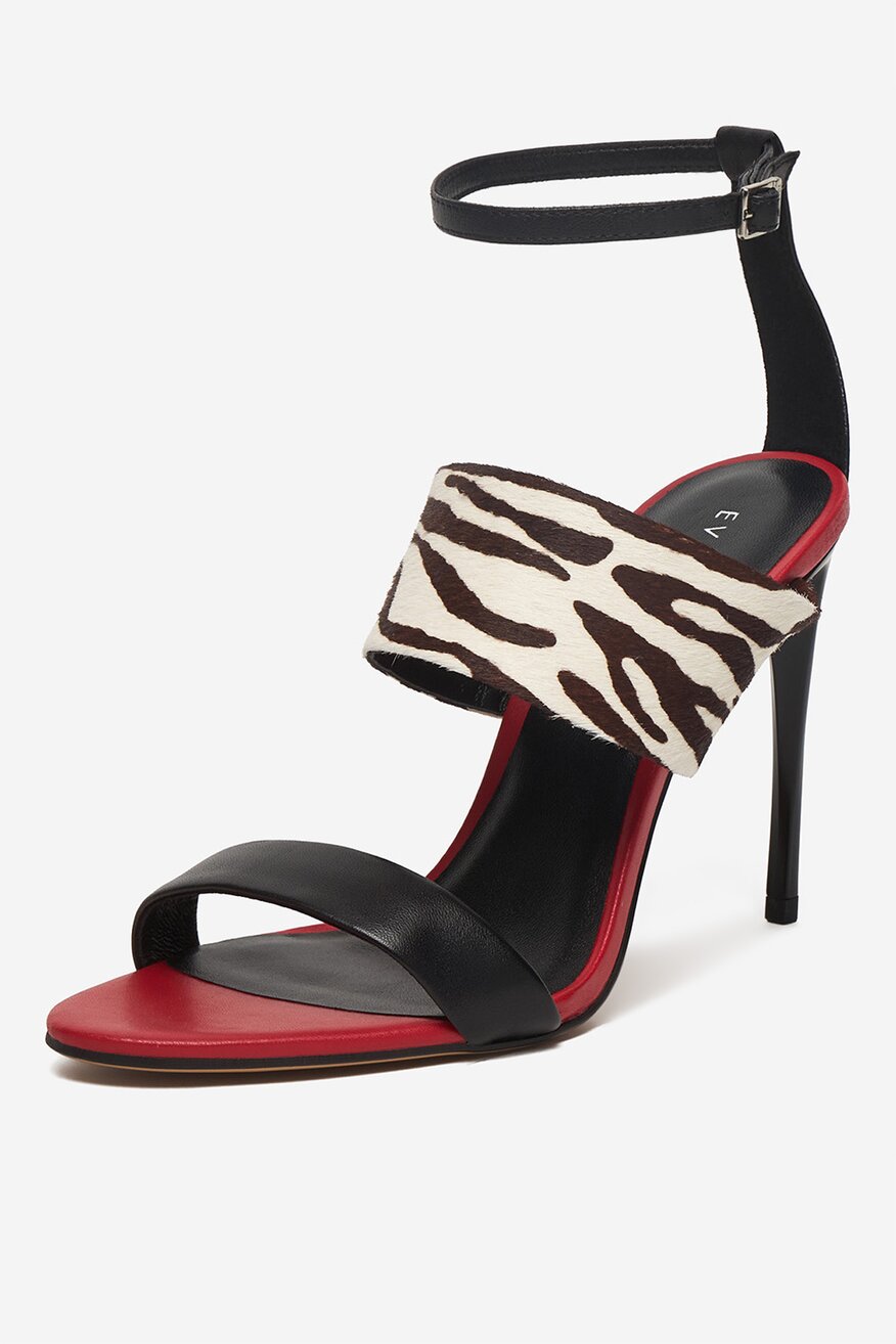 
                EVA MINGE - Sandały skórzane - 5906751814406