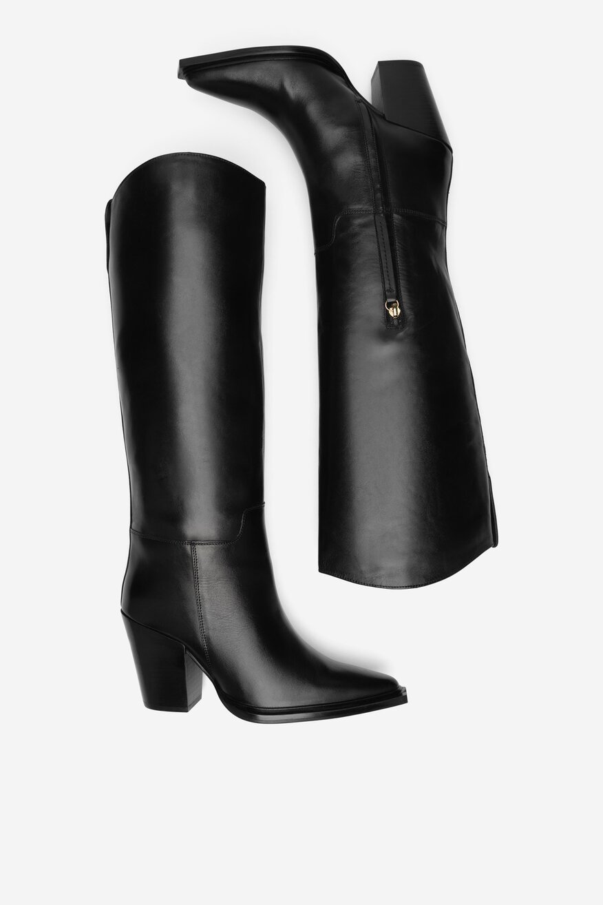 Gino Rossi - Kozaki skórzane - 5905588853510