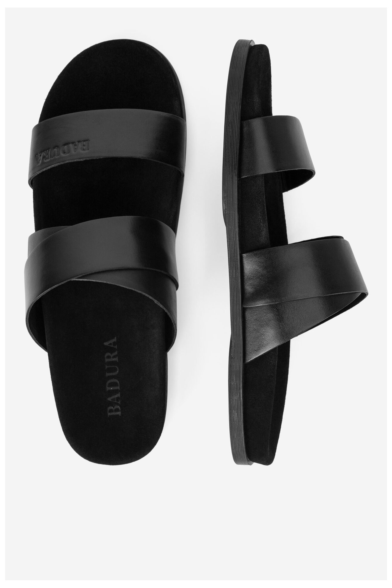 Klapki Badura FRANKIE-23 MB Czarny