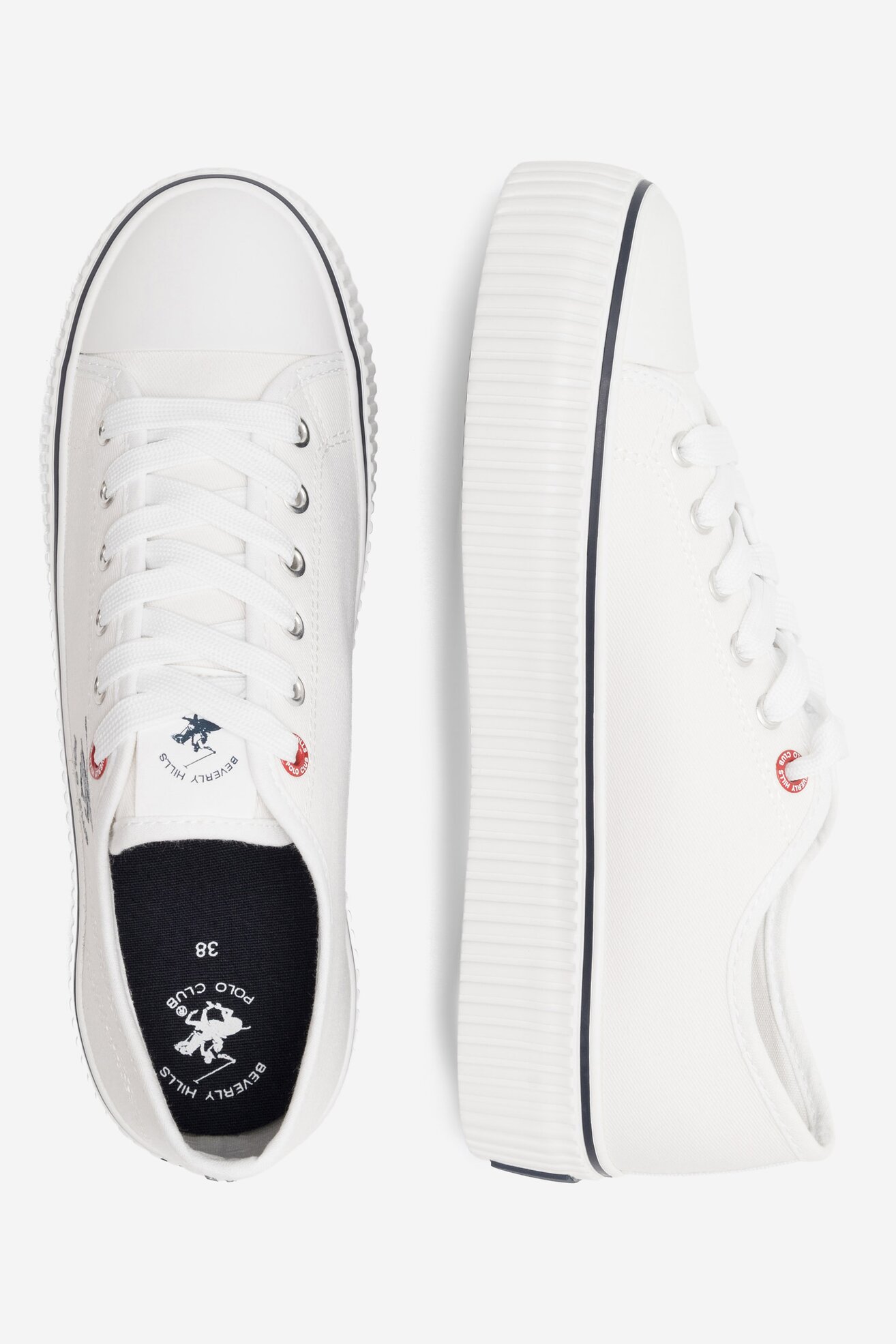 Vászoncipő Beverly Hills Polo Club BHPC027M FEHÉR