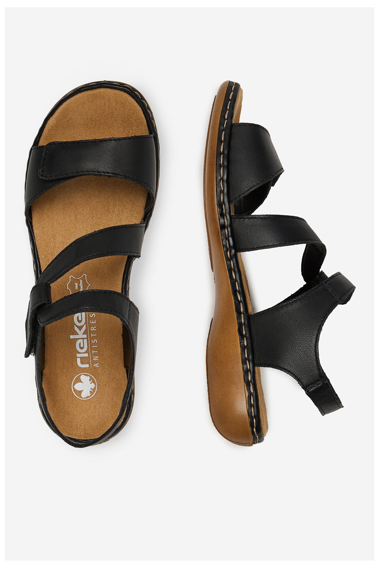 Sandały Rieker CEO-659C7-00 Czarny