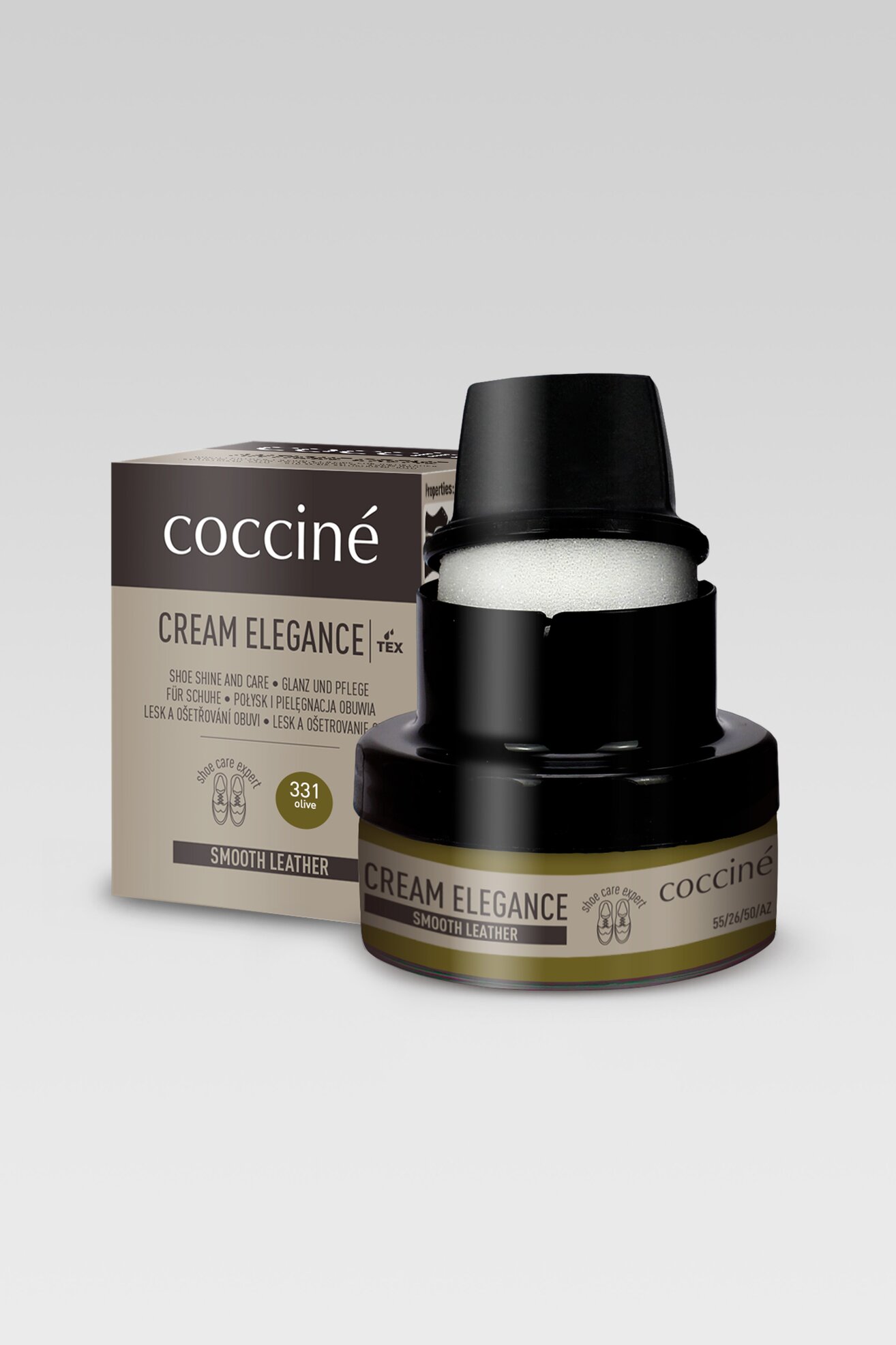 Kosmetyki do obuwia Coccine CREAM ELEGANCE 50 ML Oliwkowy