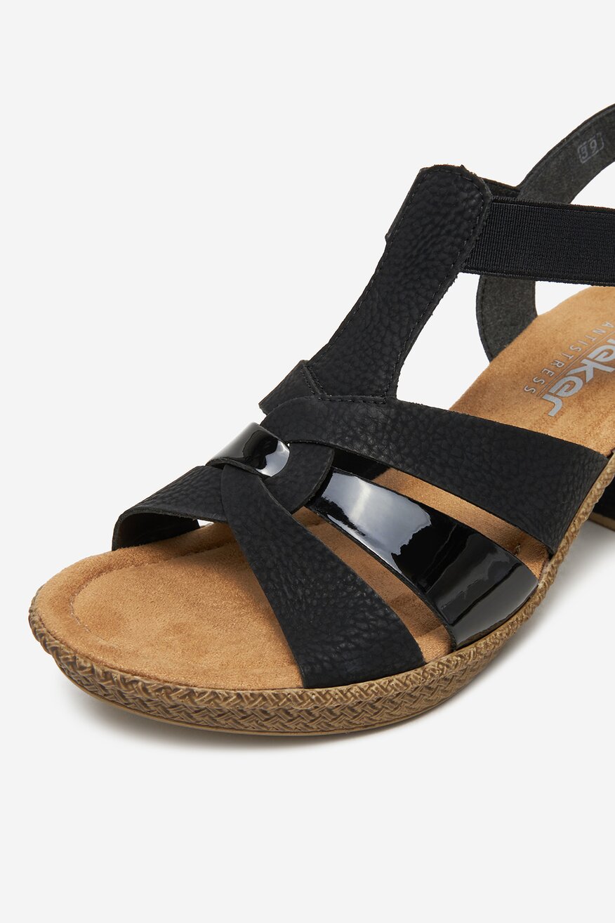 
                Szandál Rieker FEKETE - 2230078389099