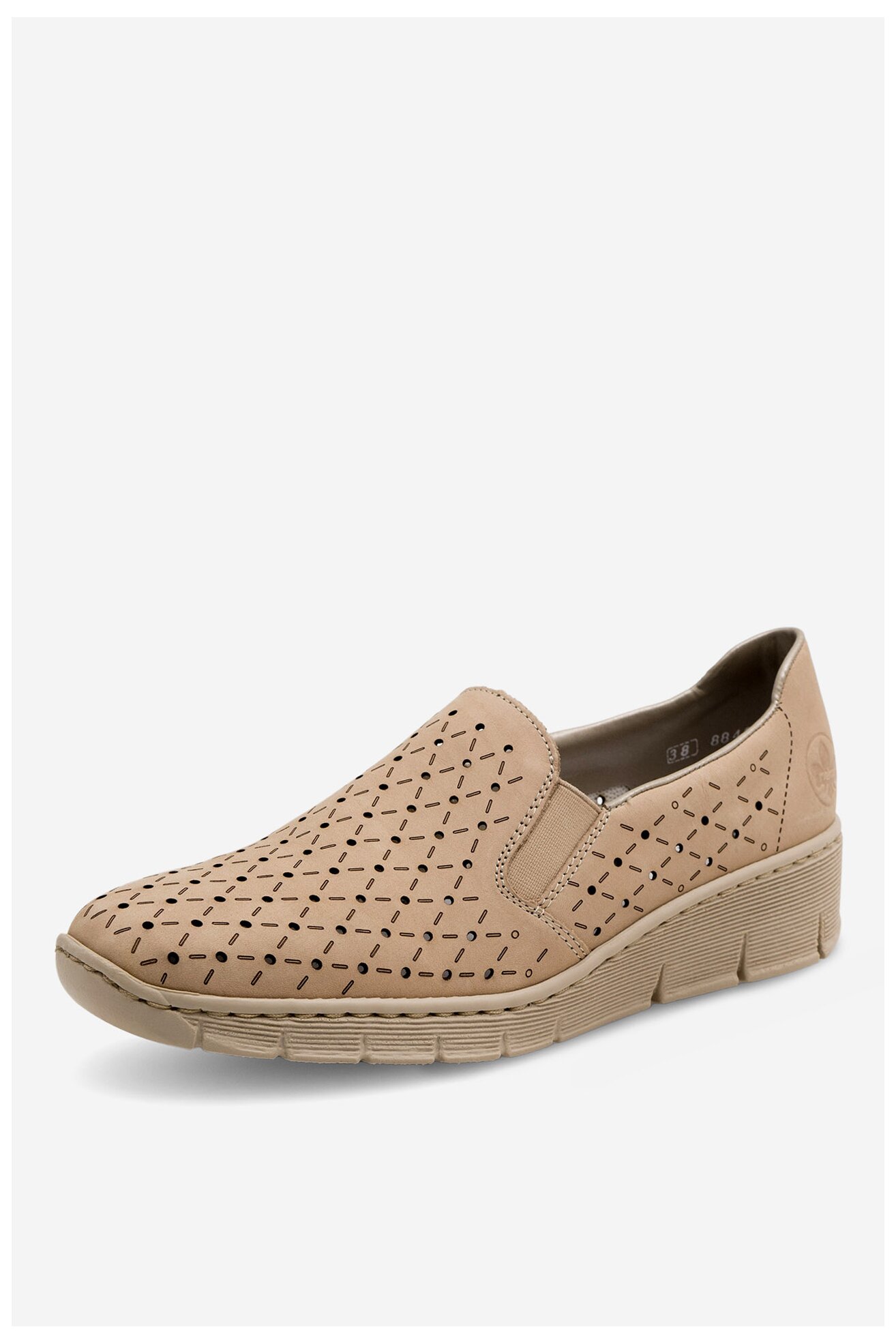 Половинки обувки Rieker 53795-60 БЕЖОВ