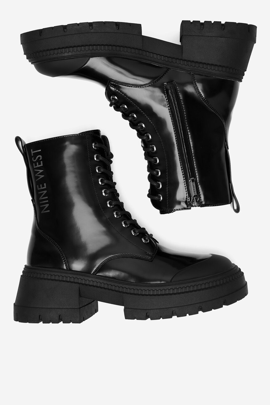 NINE WEST - Trzewiki na grubej podeszwie - 5905588943648