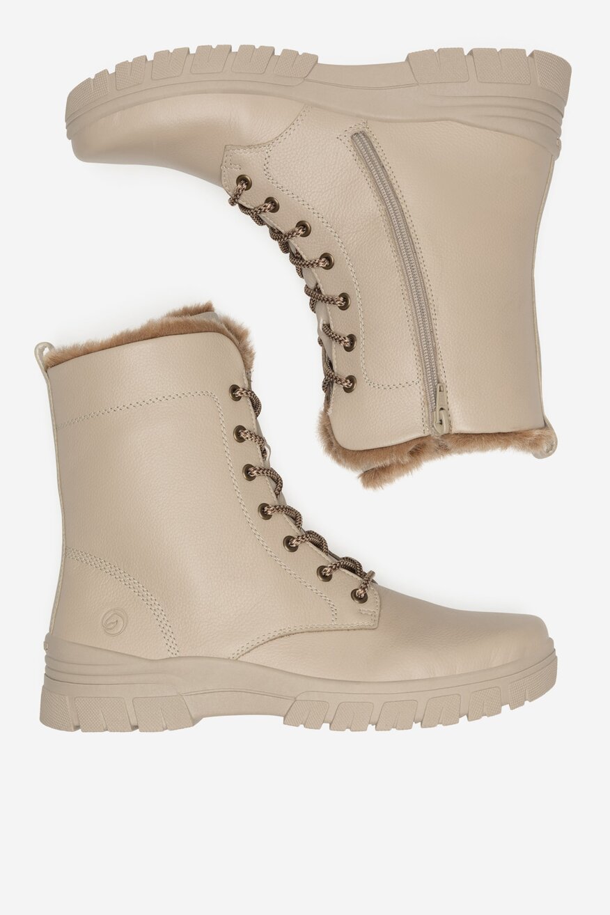 Remonte - Trzewiki skórzane ocieplane - 2230068908835