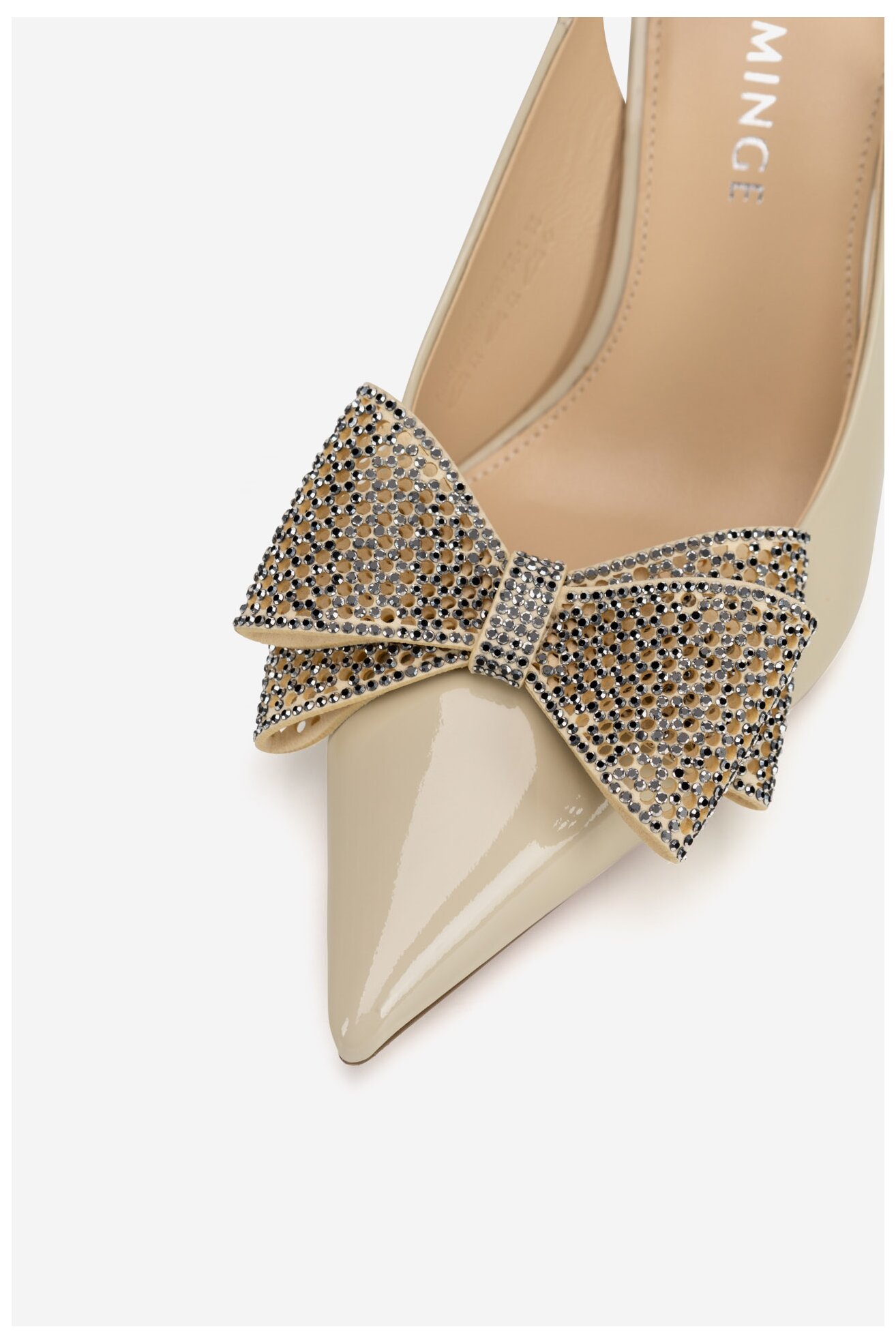 Czółenka EVA MINGE ANEMONE-V1892-56-1 Beżowy jasny