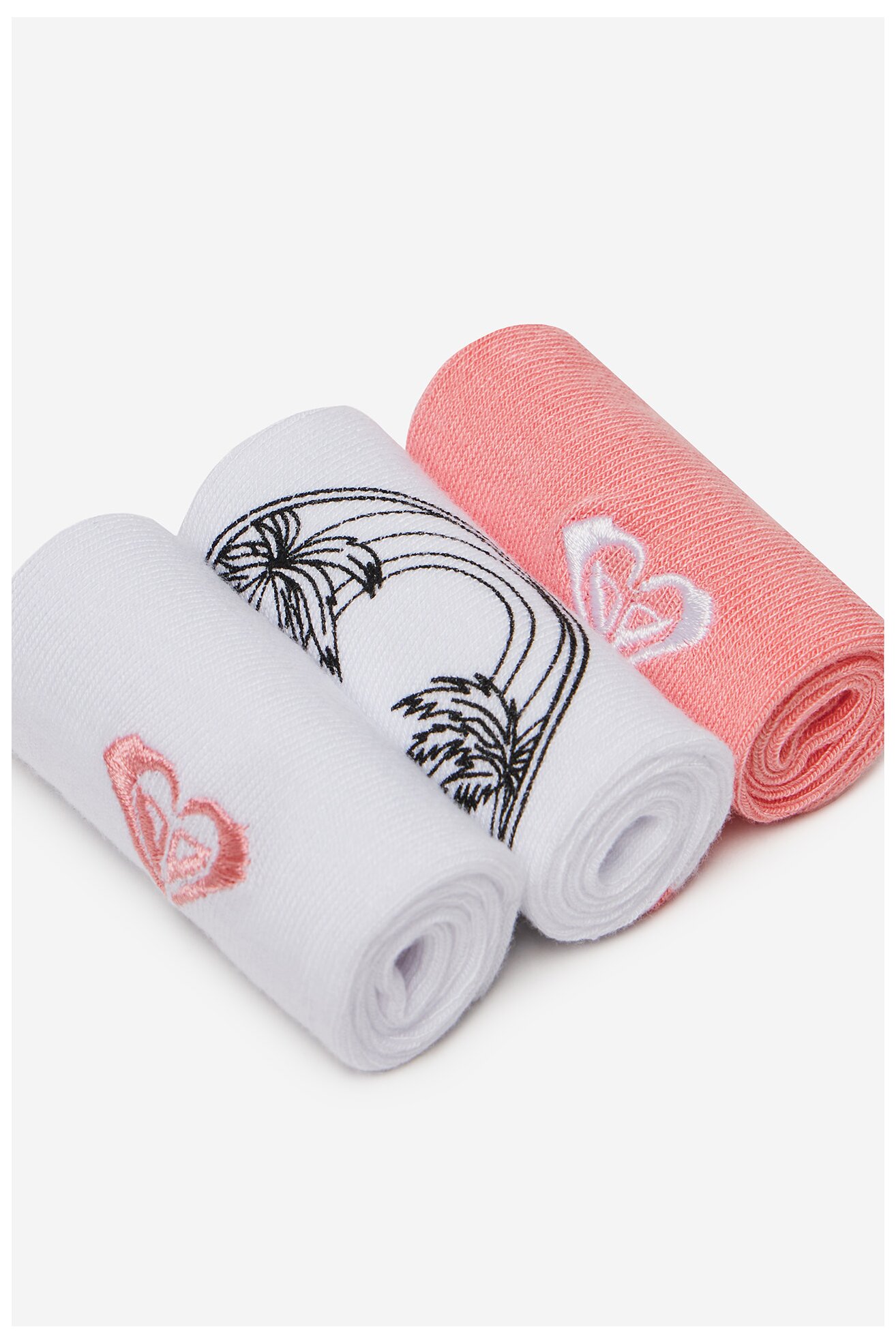 Skarpetki ROXY AS_ROXY_05W_SS25 (3-PACK) Biały