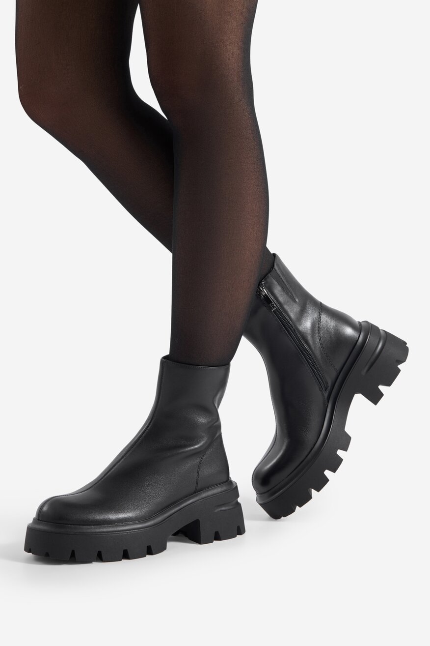 Badura - Botki skórzane - 5905588871132