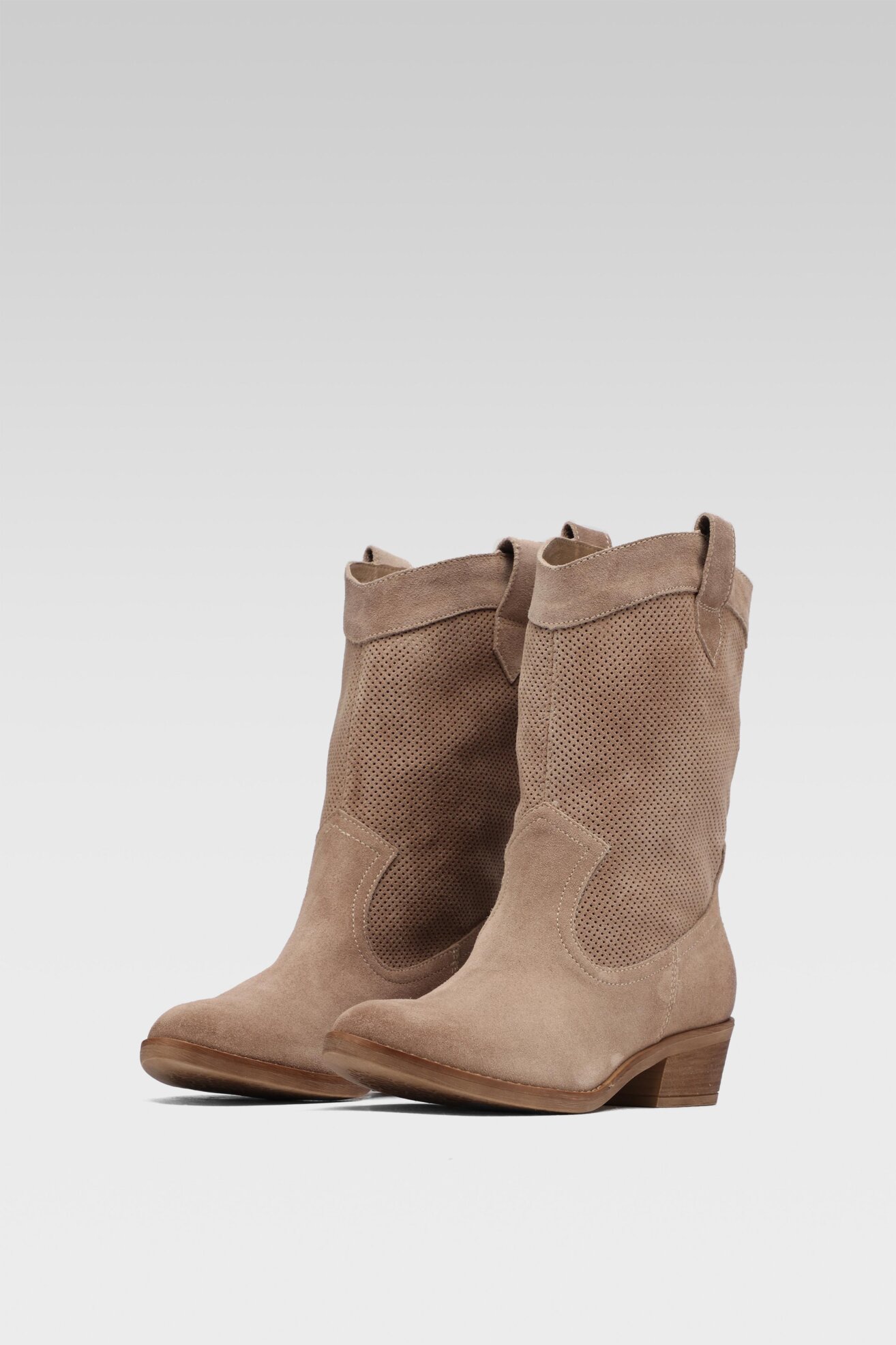 Botki Lasocki ANIA-01 Beżowy ciemny