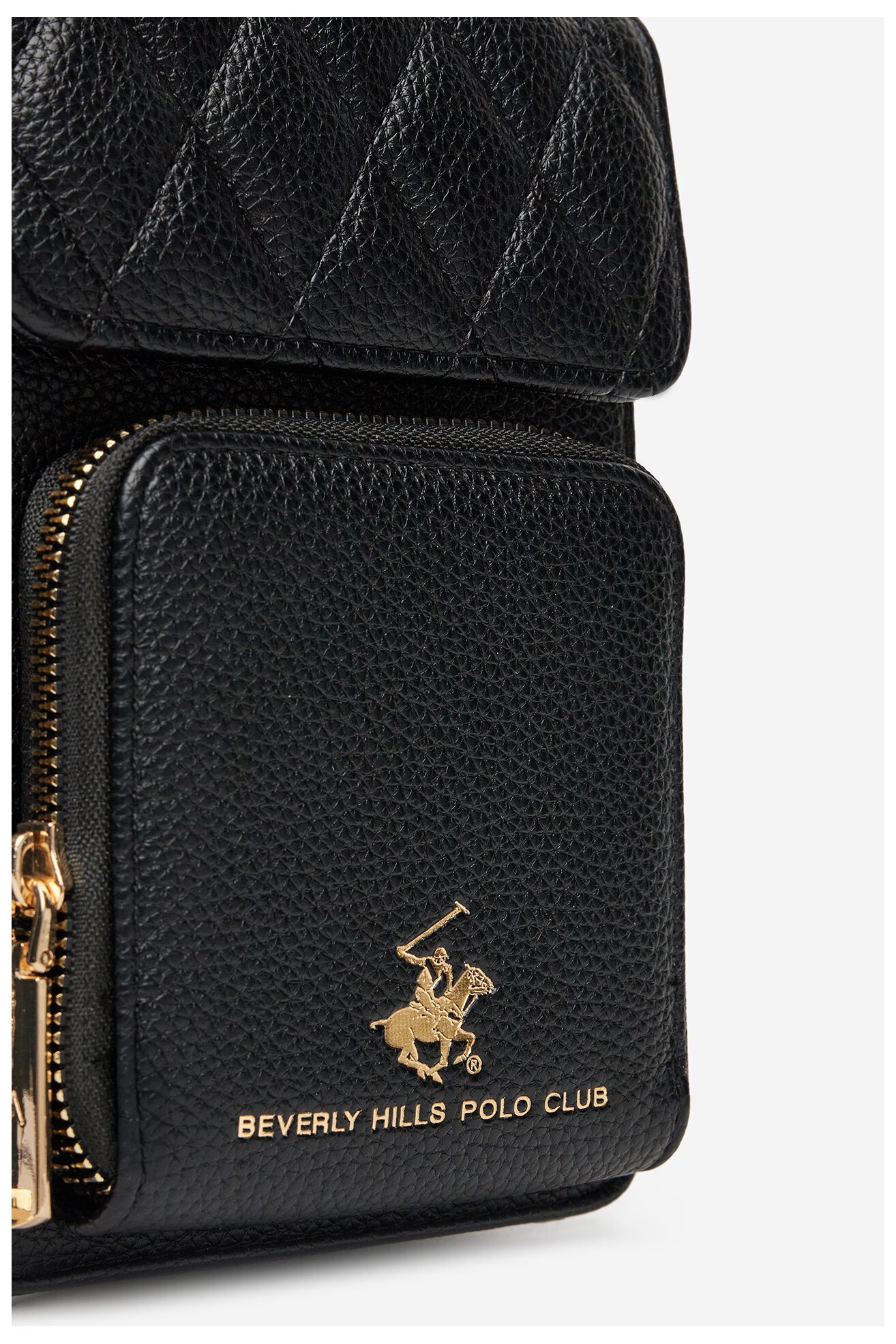 Kézitáska Beverly Hills Polo Club BHPC-L-007-07 FEKETE