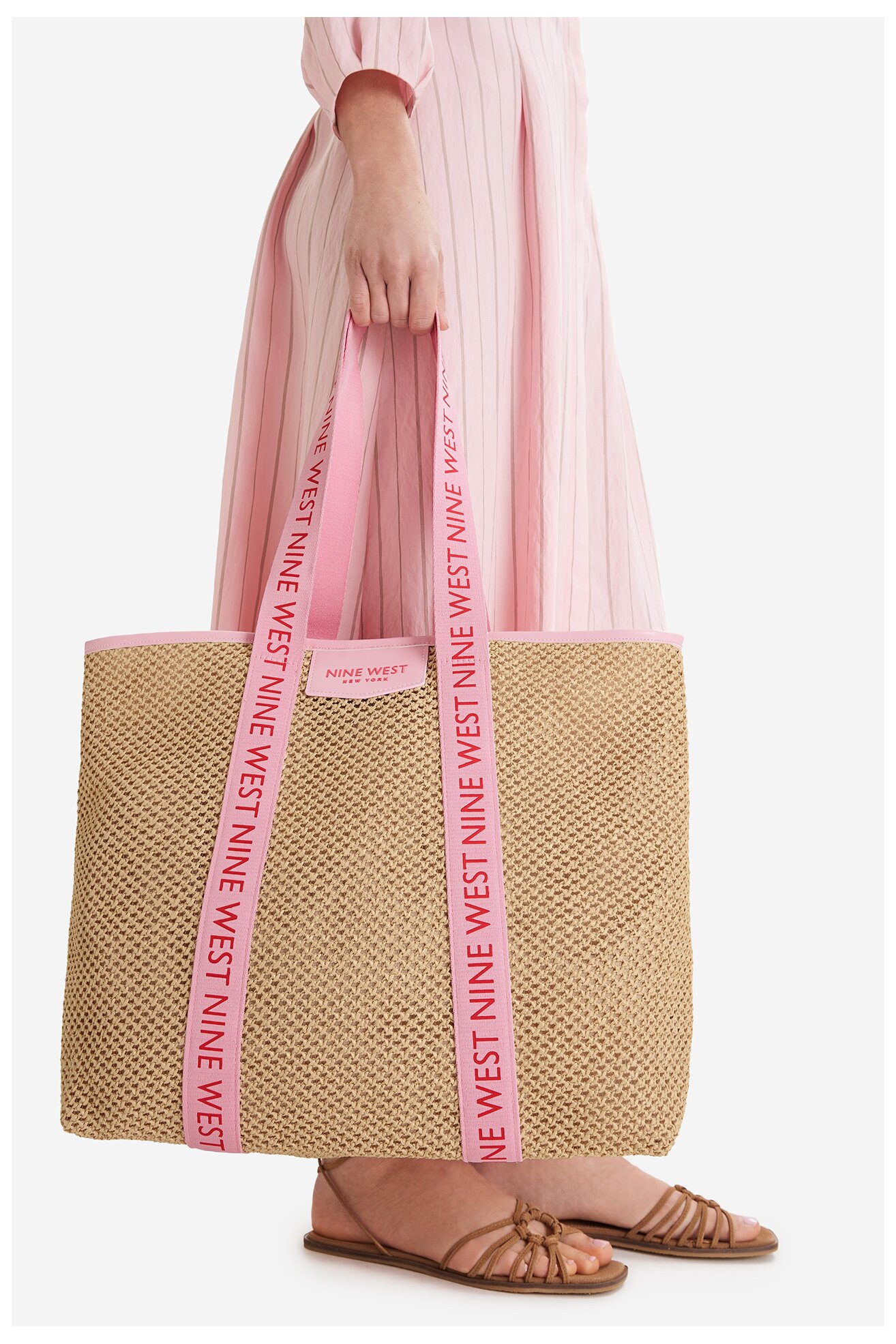 Дамска чанта NINE WEST CEO-AVENIA-LA374-4513-6 РОЗОВ