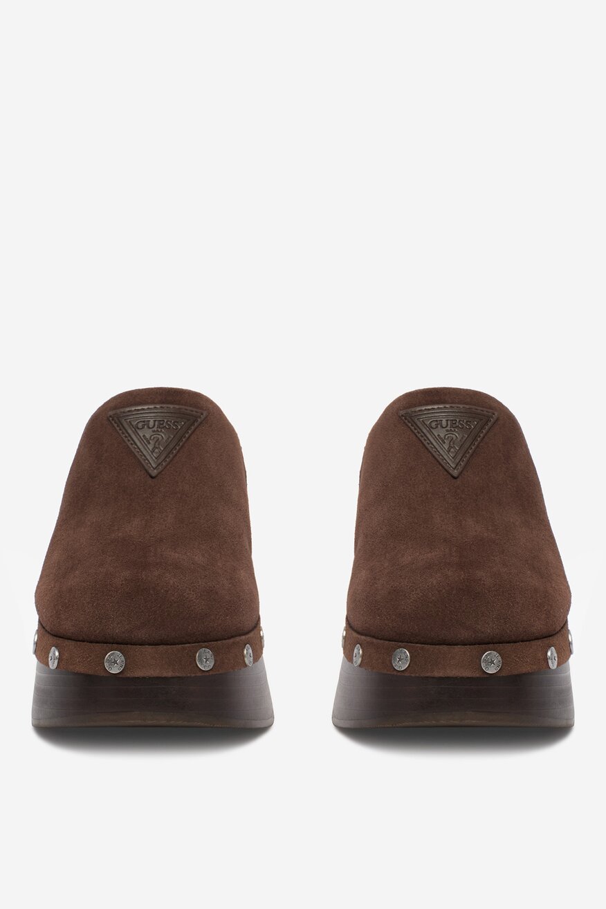 
                GUESS JEANS - Klapki skórzane - 5907964055761