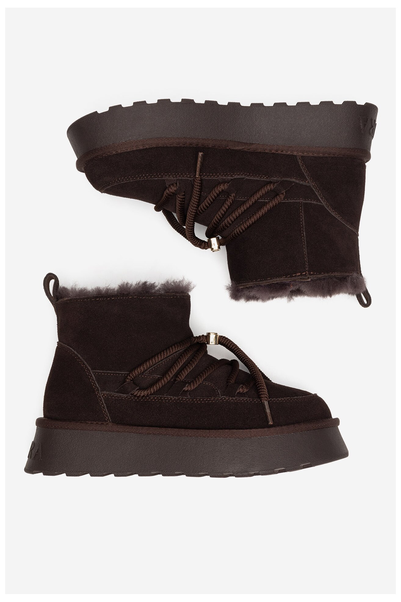 Botki Badura WFA3111-6Z Brązowy ciemny