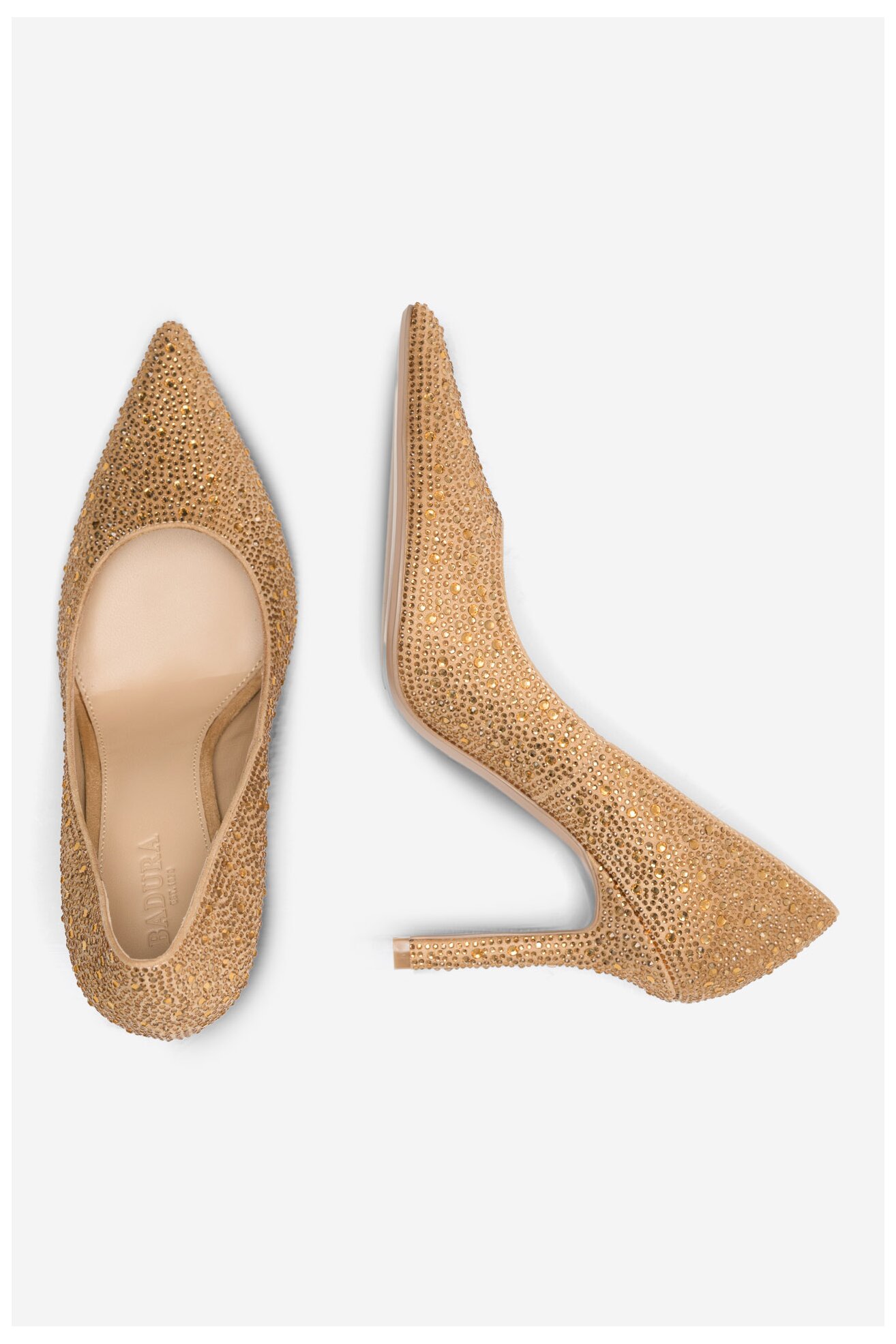 Czółenka Badura EMMA-V1360-08 Złoty