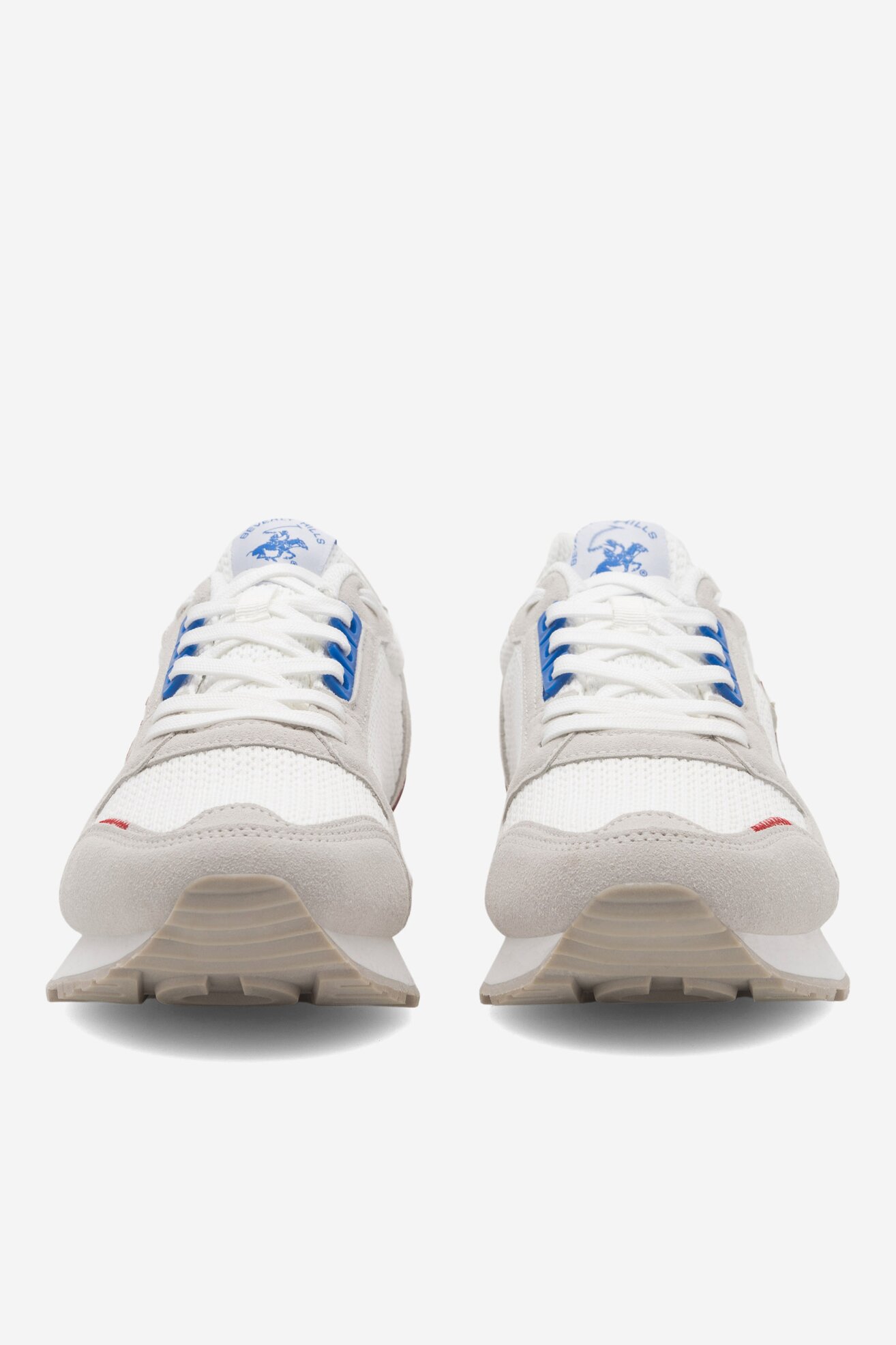 Sneakerși Beverly Hills Polo Club PATCH-01 ALB