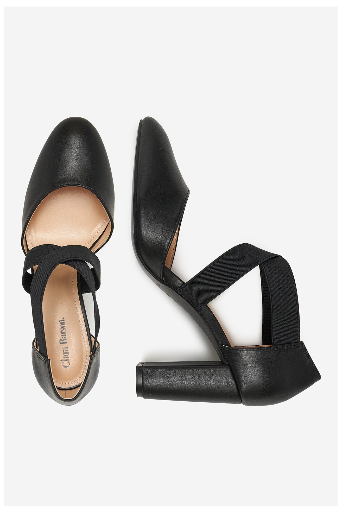 Czółenka Clara Barson CEO-CD24012-10 Czarny