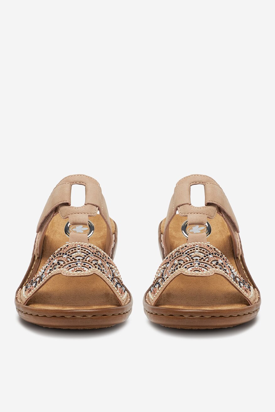 Klapki Rieker CEO-608K2-31 Różowy jasny - 5906751831731