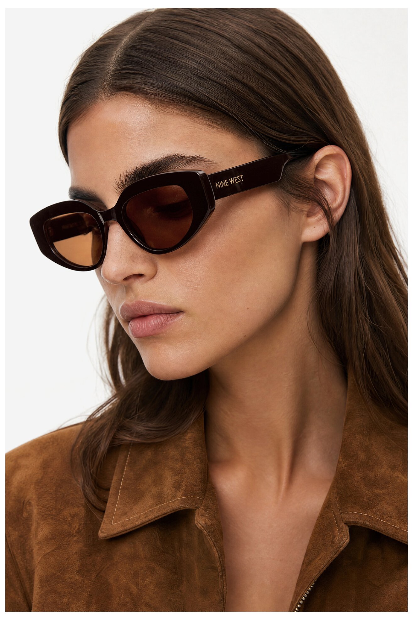 Ženske sunčane naočare NINE WEST CEO-NW6628S BRAON