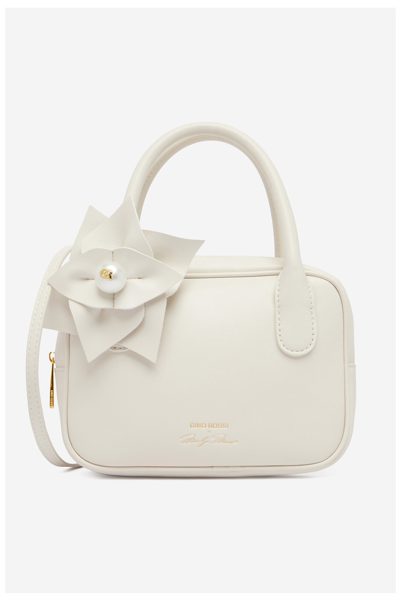 Torebka Gino Rossi EO-ROSE-LA224-194455 Złamana biel