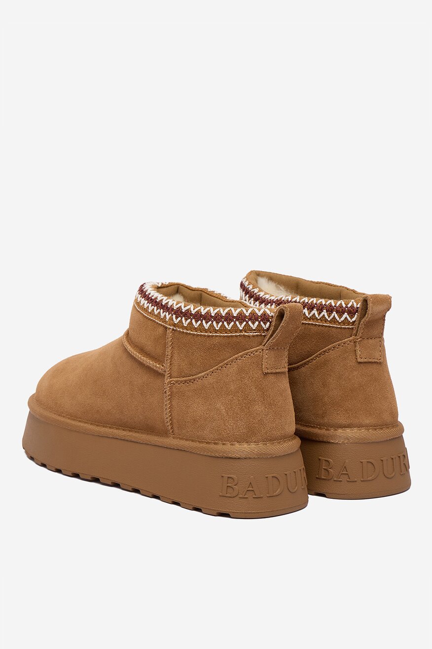 Badura - Śniegowce zamszowe - 5906751380956