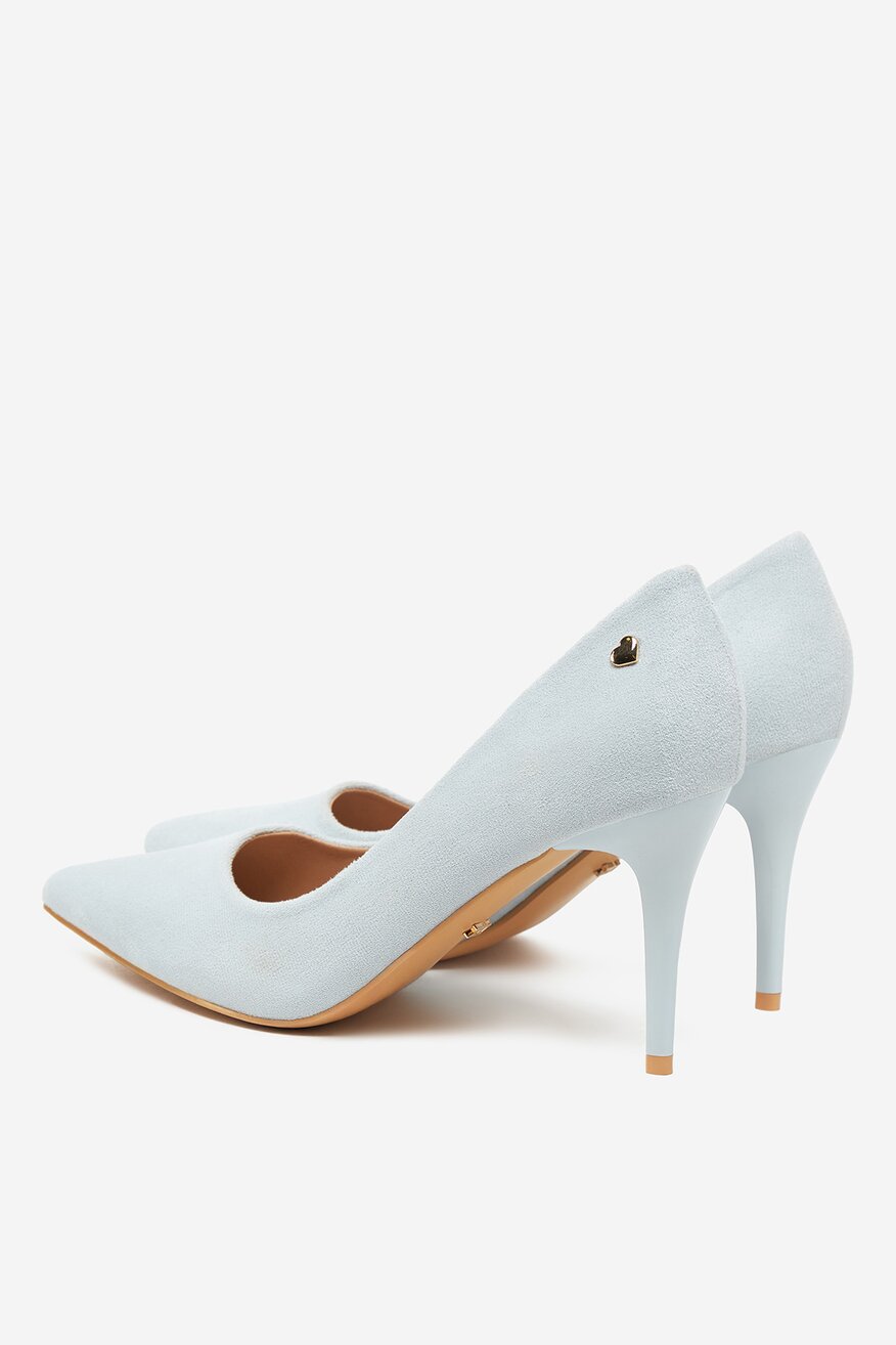 Pantofi cu toc DeeZee ALBASTRU DESCHIS - 5906751080672