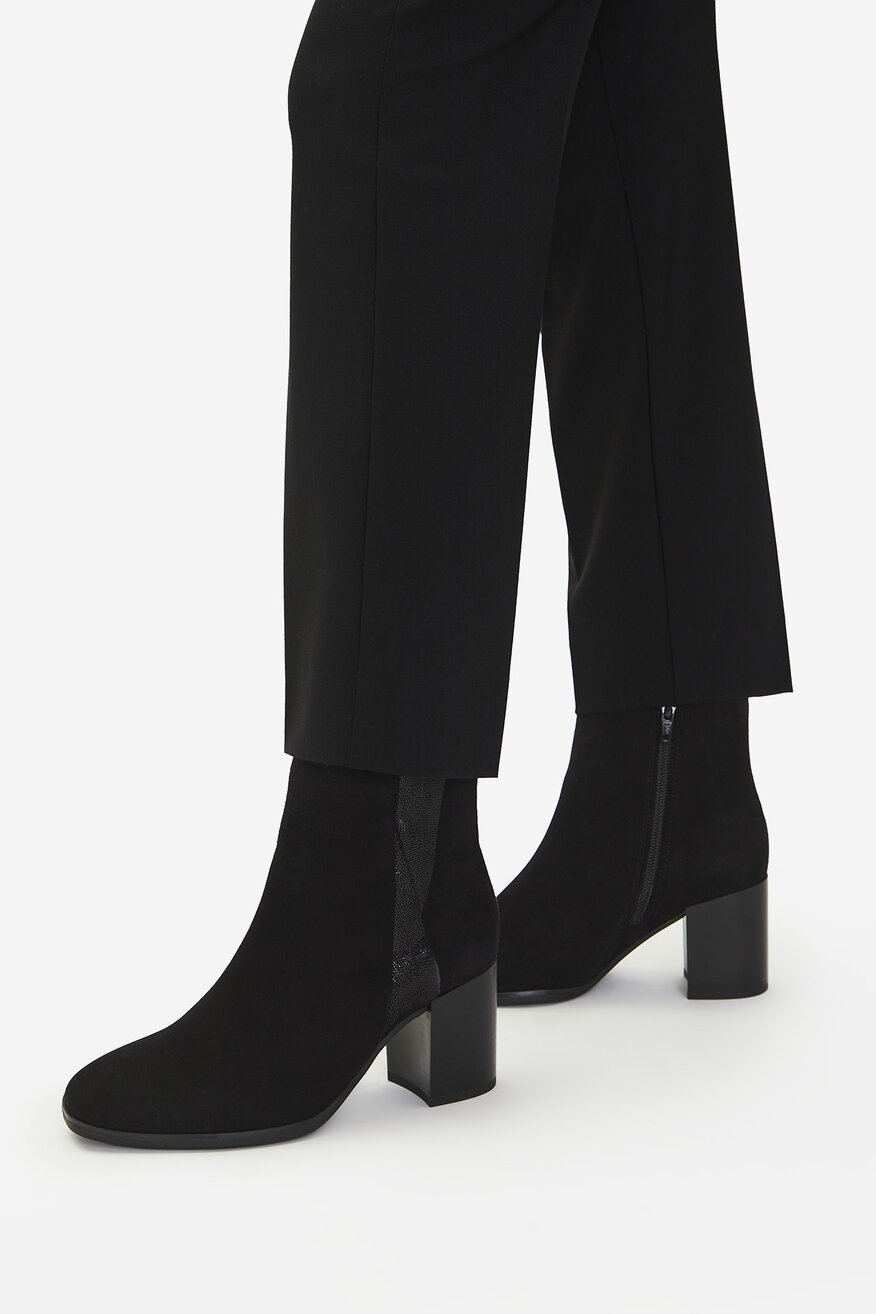 Lasocki - Botki zamszowe ocieplane - 5906751393116