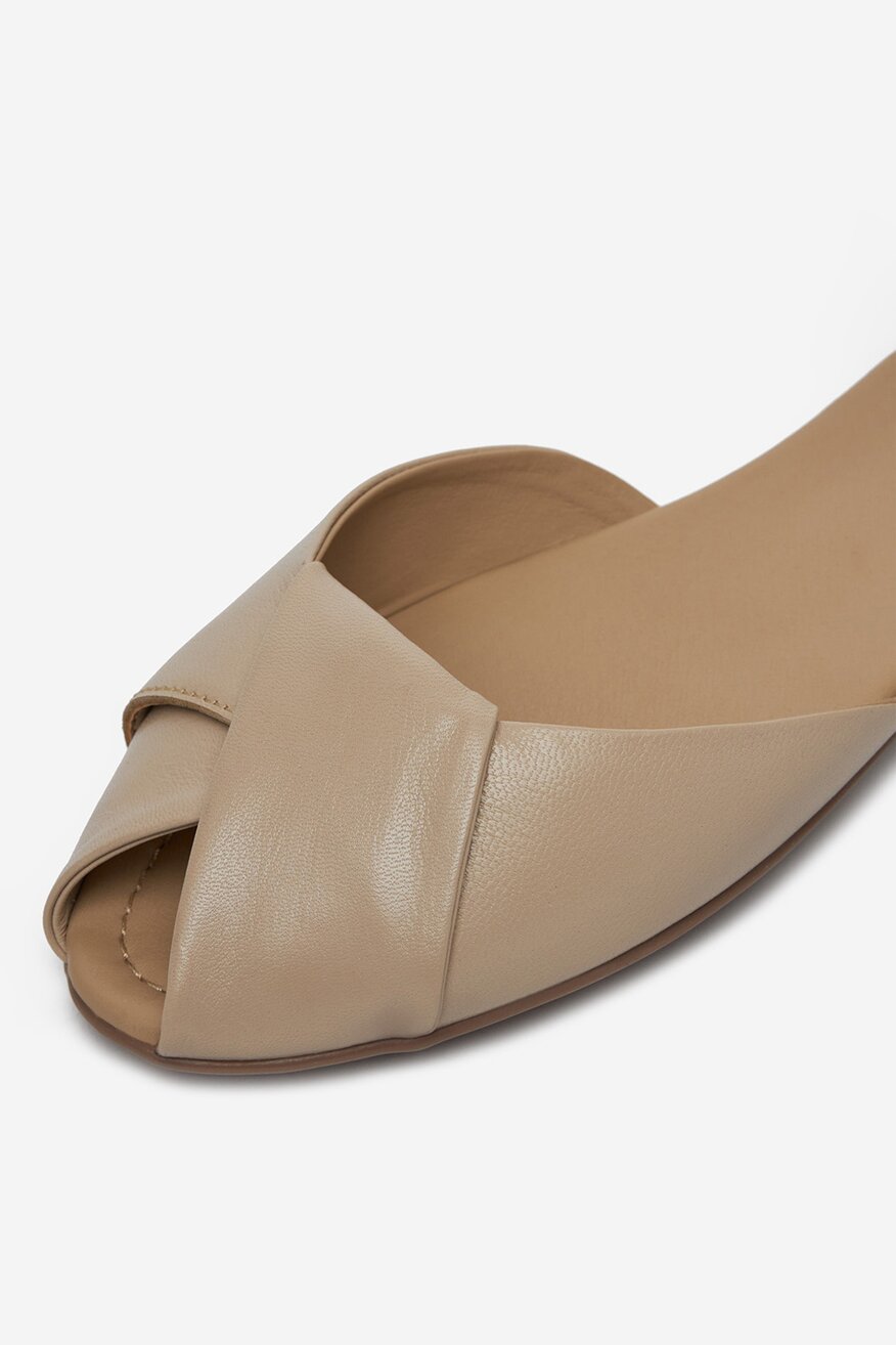 
                Lasocki - Baleriny skórzane - 5903698601939