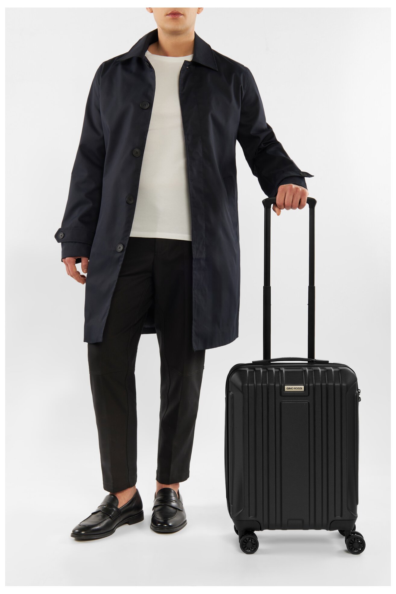Walizka Gino Rossi GIN-S-004-05-BLACK Czarny
