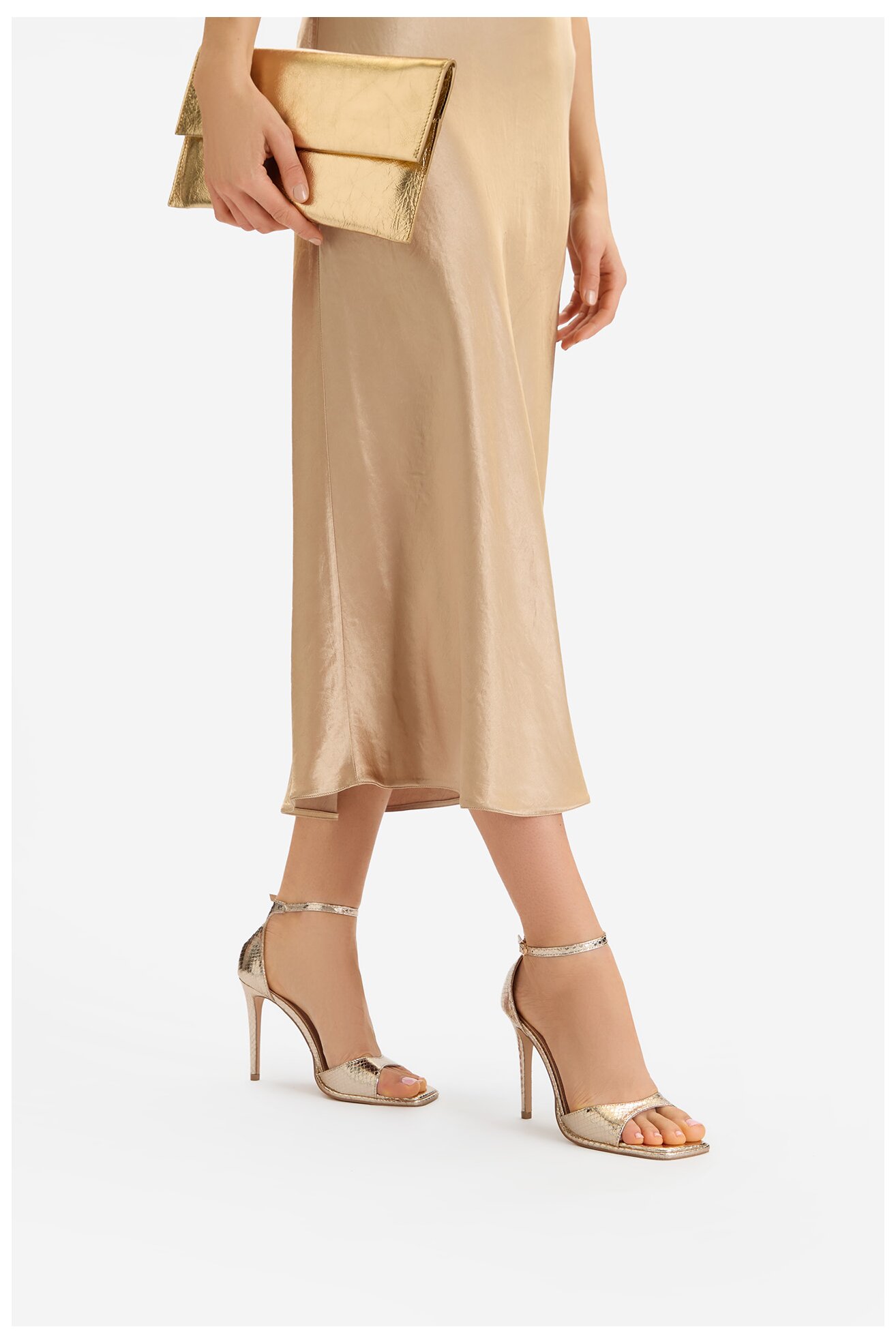 Sandały DeeZee CEO-LCCC1510-1 Złoty